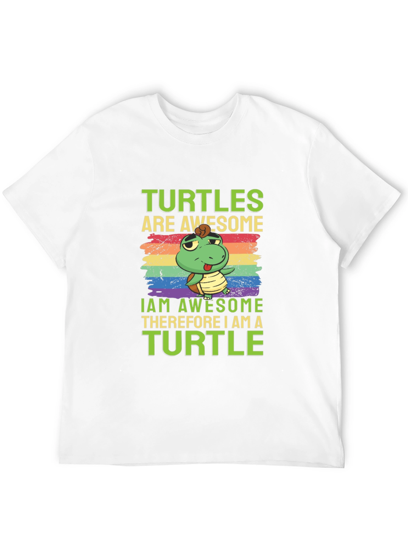 Black Turtles Are Awesome Graphic Tee view 12