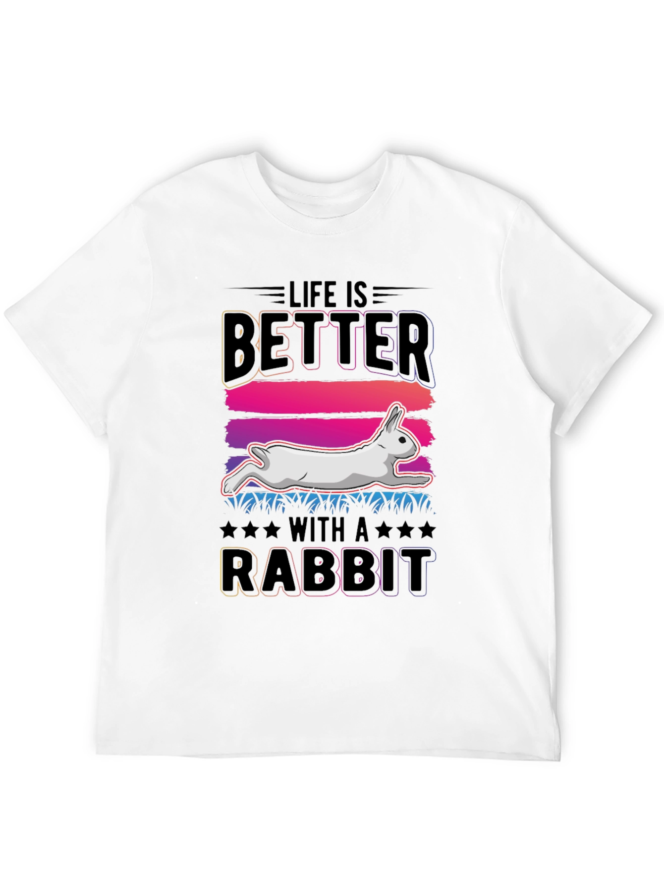 Black Life is Better with a Rabbit T-Shirt view 12