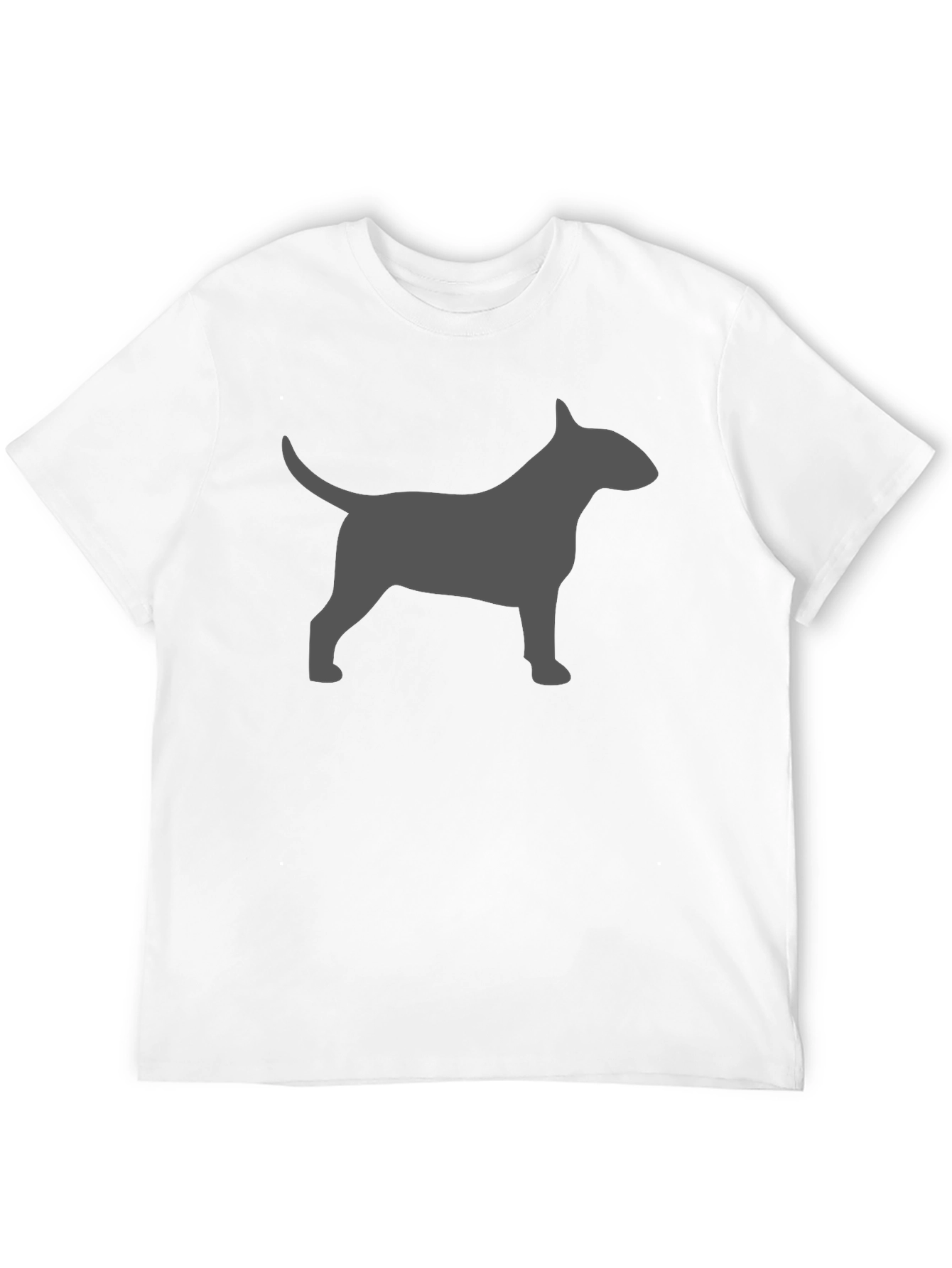 Black Bull Terrier Silhouette T-Shirt - Dog Lover Tee view 12