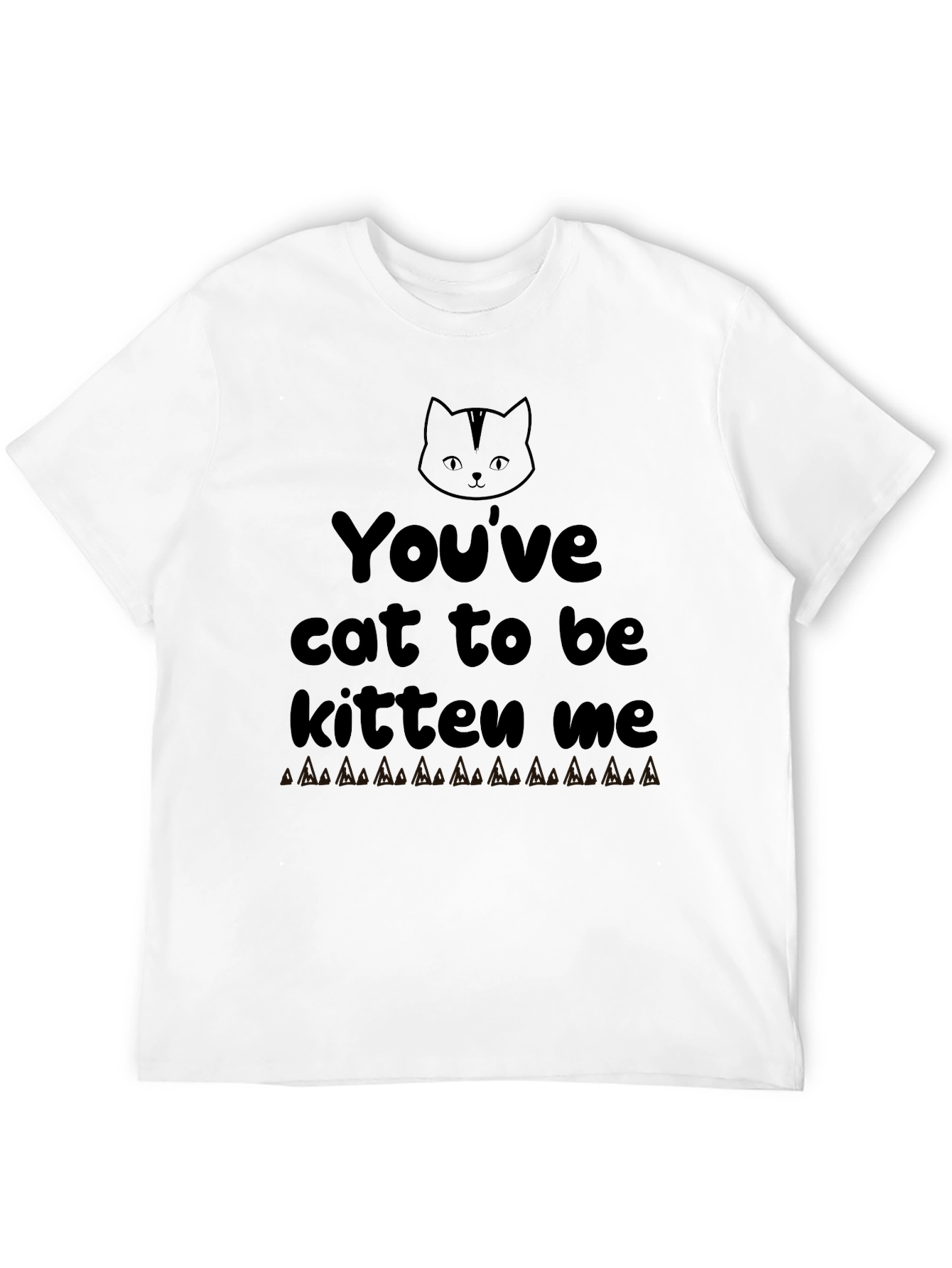 Black You've Cat To Be Kitten Me Graphic Tee view 12