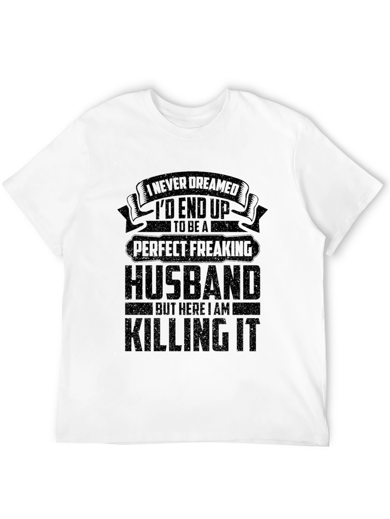 Black Perfect Freaking Husband T-Shirt view 12
