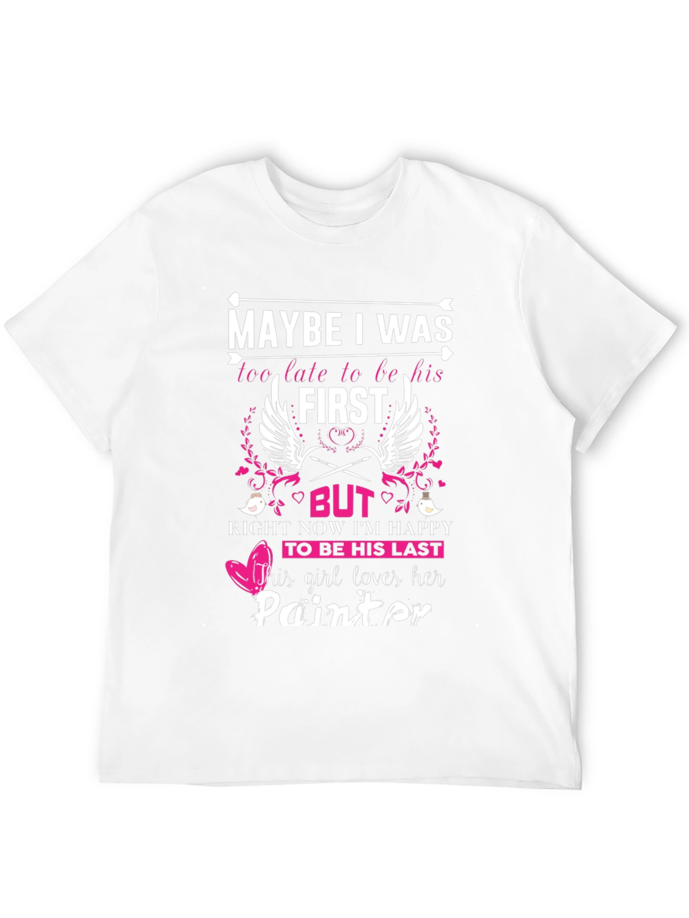 Black Painter's Girl T-Shirt, Last Love Tee view 12