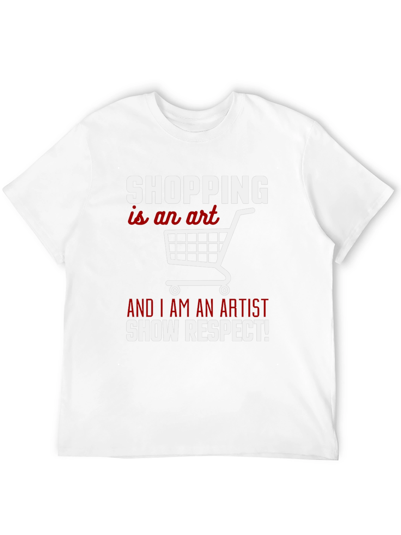 Black Shopping is an Art T-Shirt - Artist Respect Tee view 12