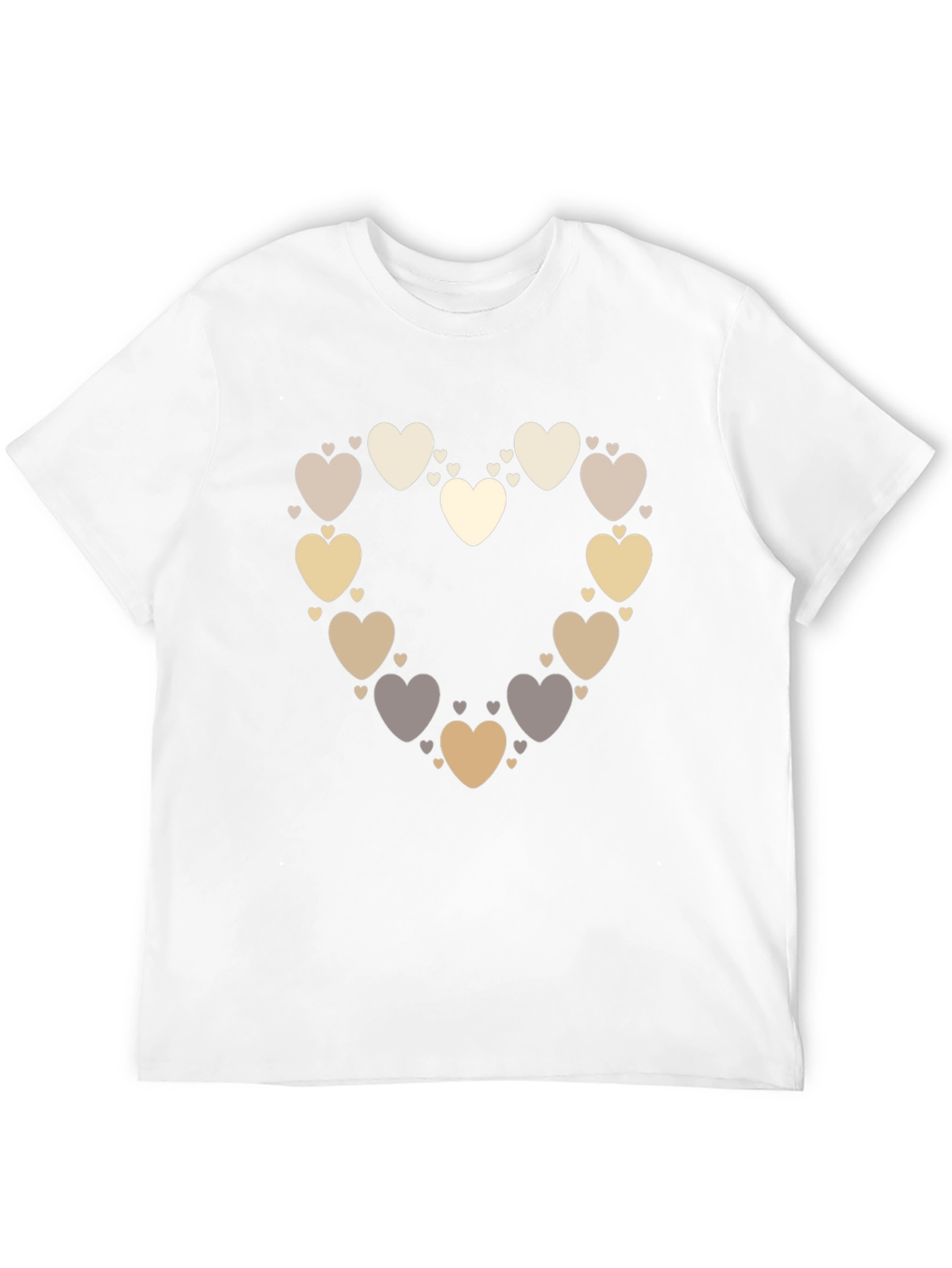 Black Heart of Hearts Graphic Tee - Black Casual Shirt view 12