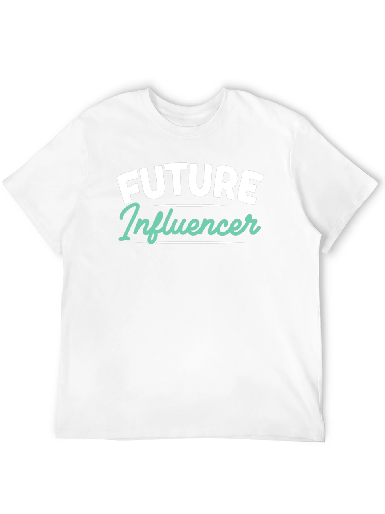Black Future Influencer Graphic Tee - Stylish Black T-Shirt view 12