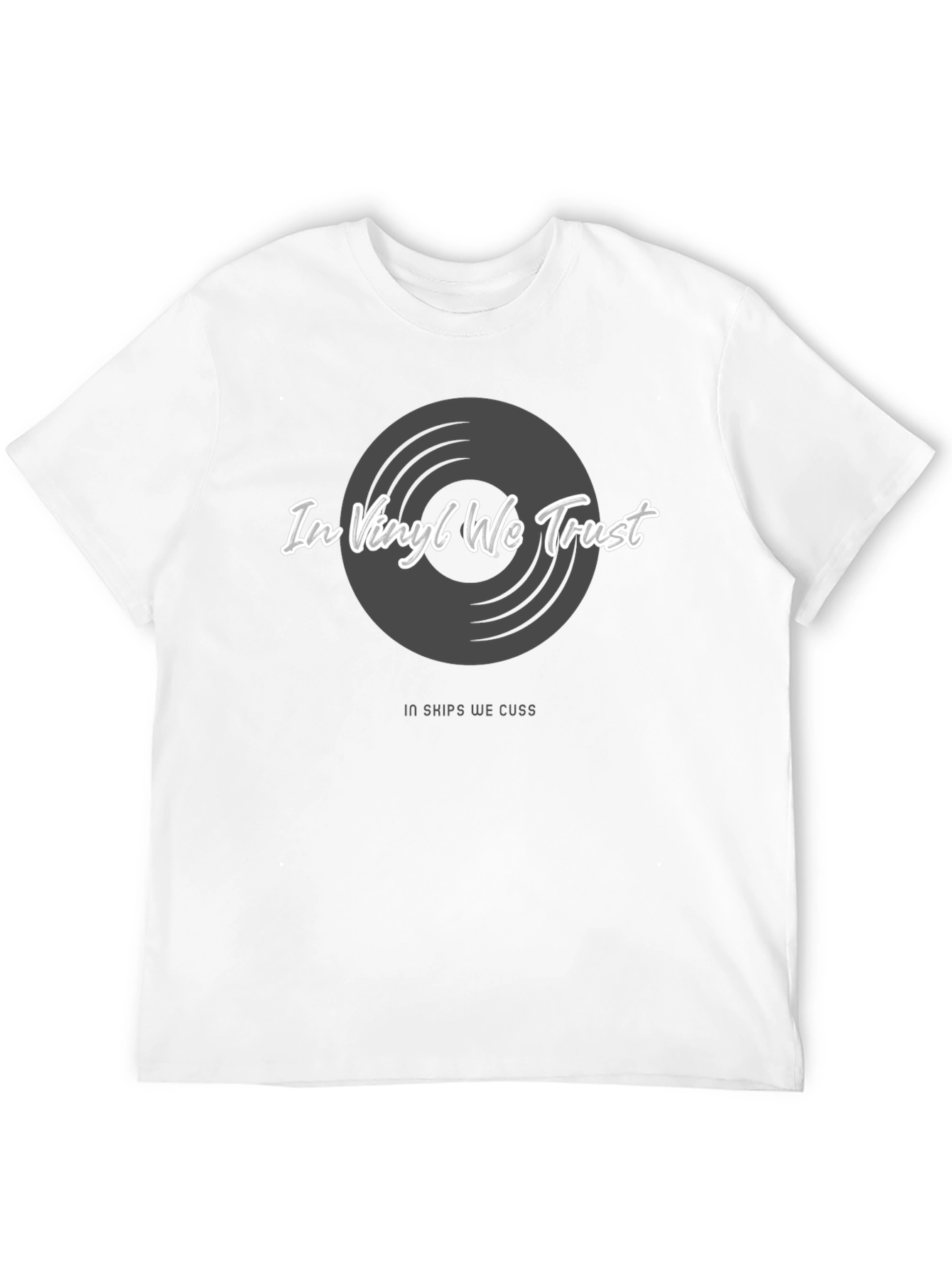 Black In Vinyl We Trust Graphic T-Shirt view 12