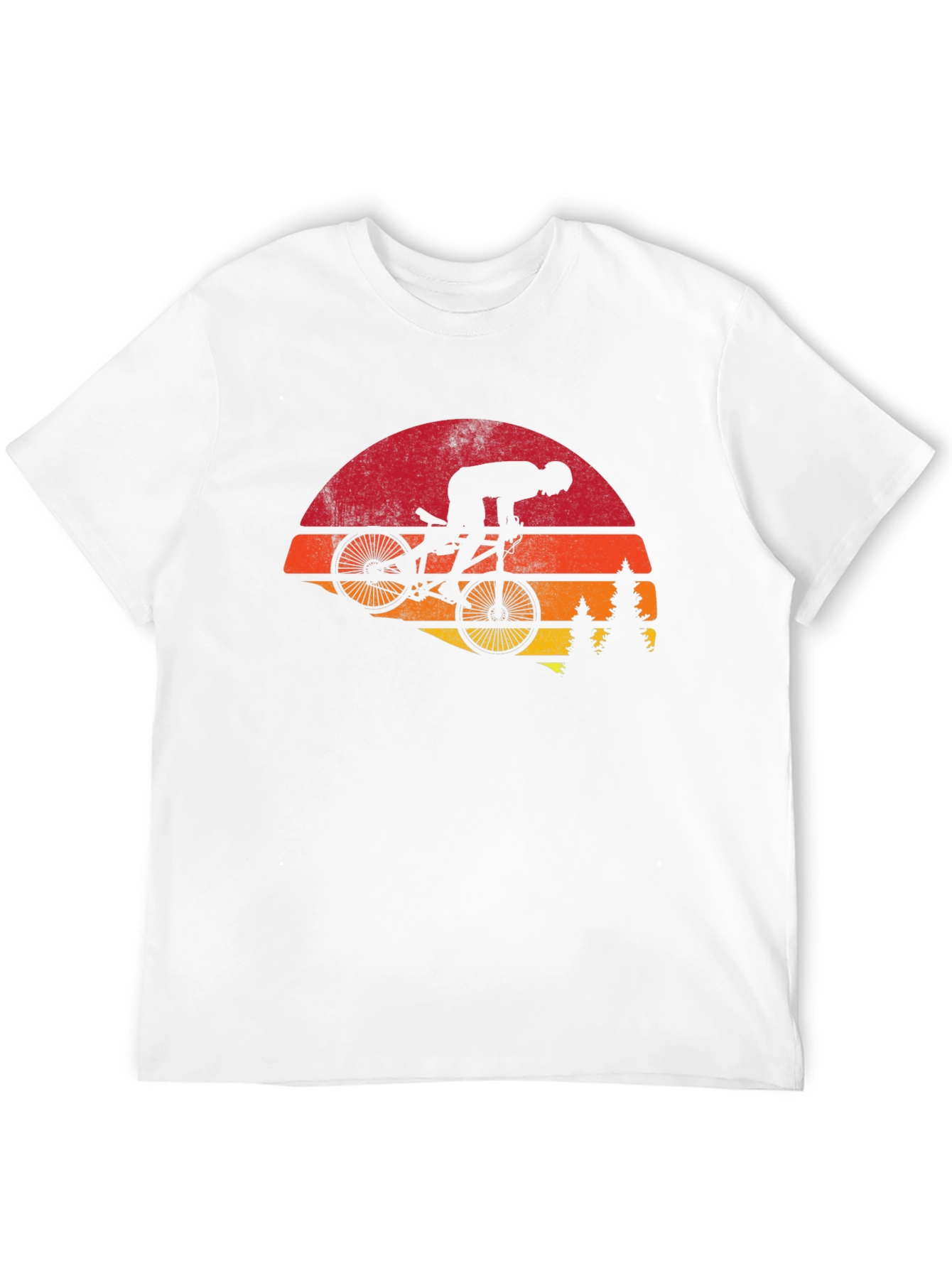 Black Mountain Bike Sunset Graphic Tee view 12