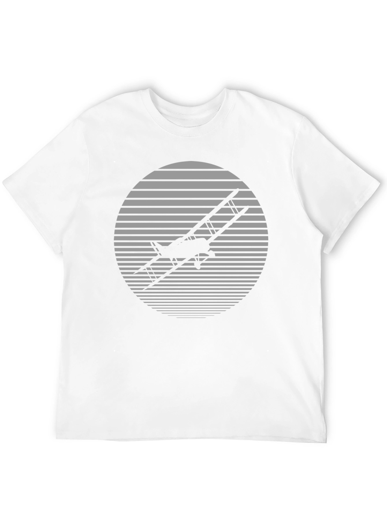 Black Vintage Airplane T-Shirt - Retro Style Black Tee view 12