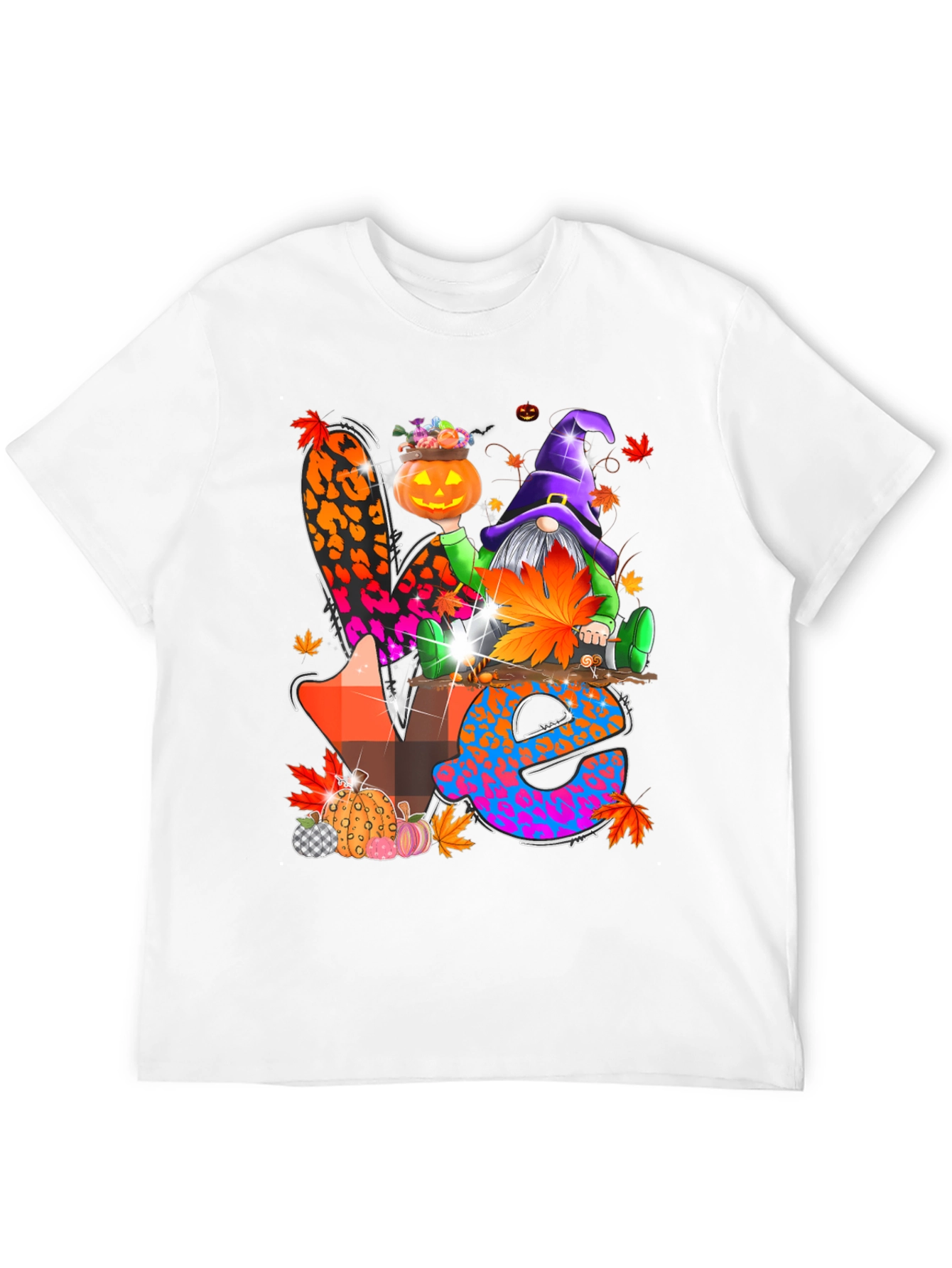 Halloween Gnome 'Love' T-Shirt - 12