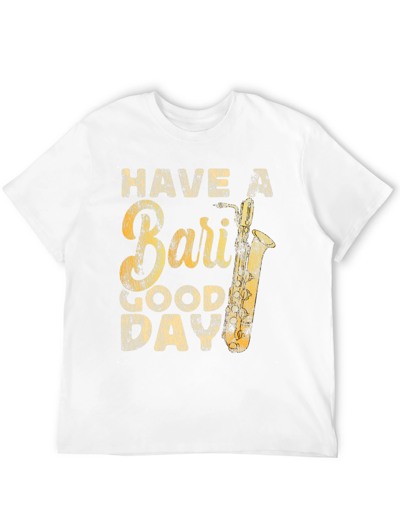 Black Bari Sax T-Shirt - Have A Good Day view 12