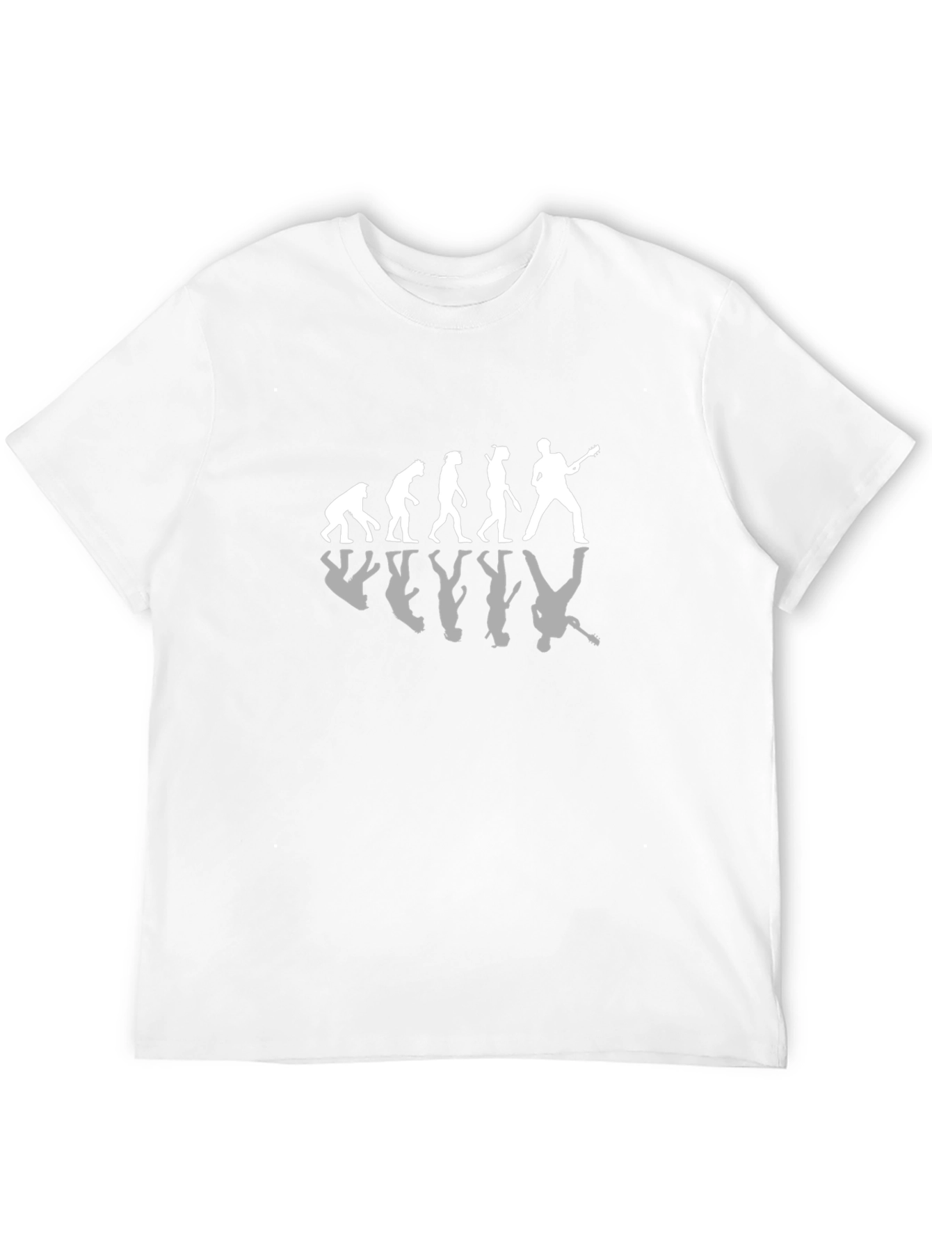 Black Evolution of Guitar T-Shirt - Funny Musician Tee view 12