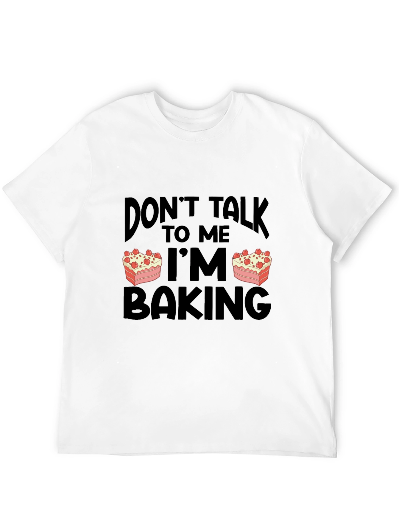 Black Don't Talk to Me I'm Baking T-Shirt view 12