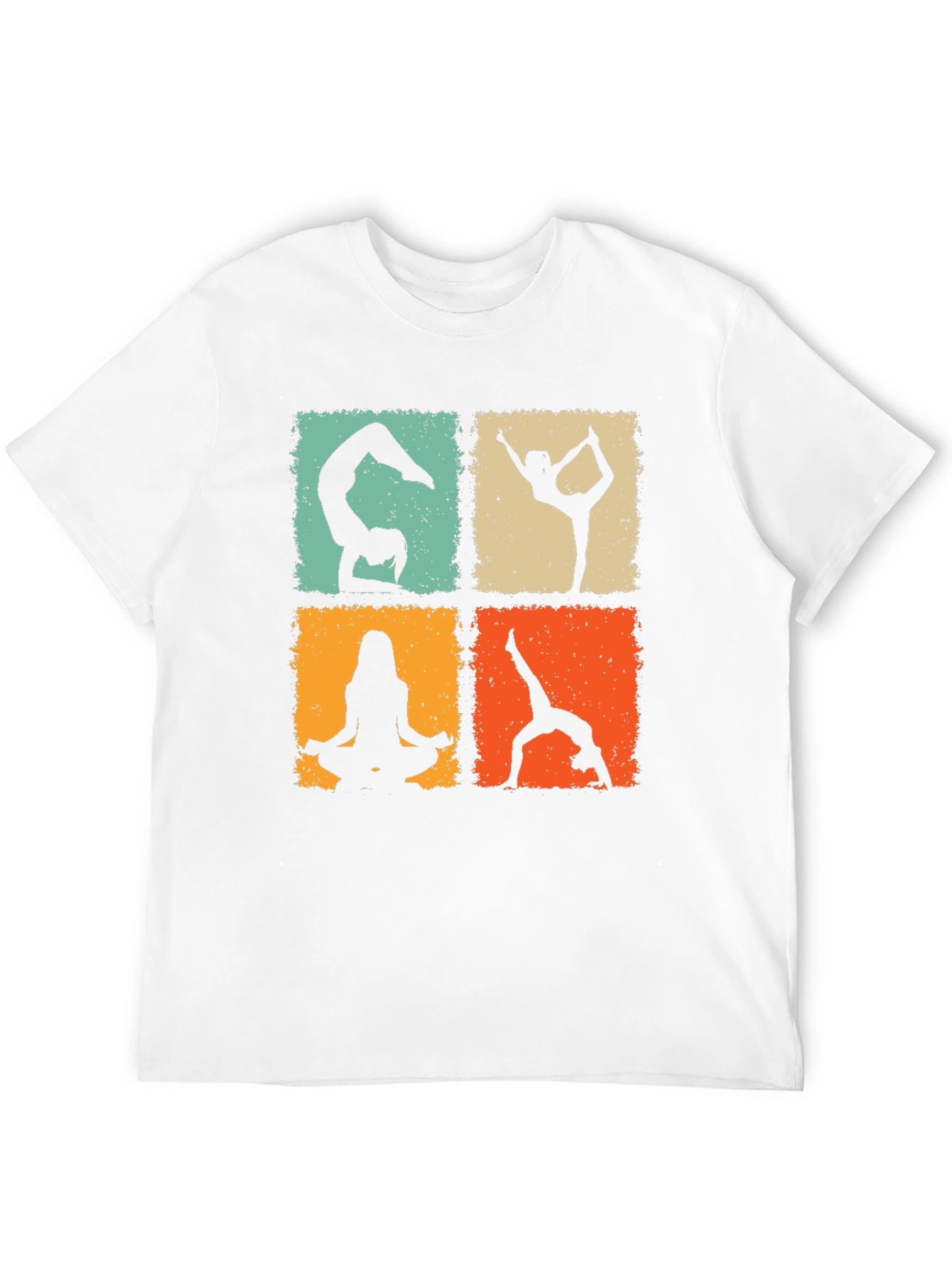 Black Yoga Poses Graphic Tee - Trendy & Comfortable view 12