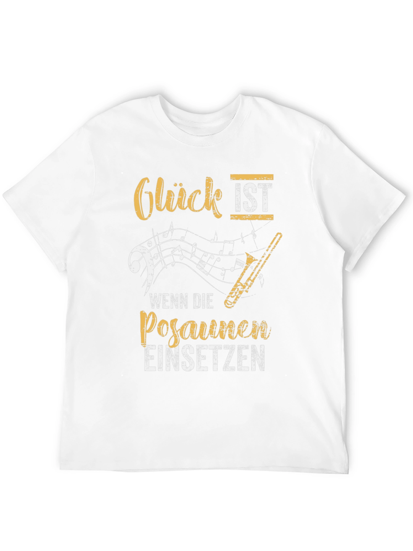 Black Gluck Ist Trombone Player T-Shirt view 12