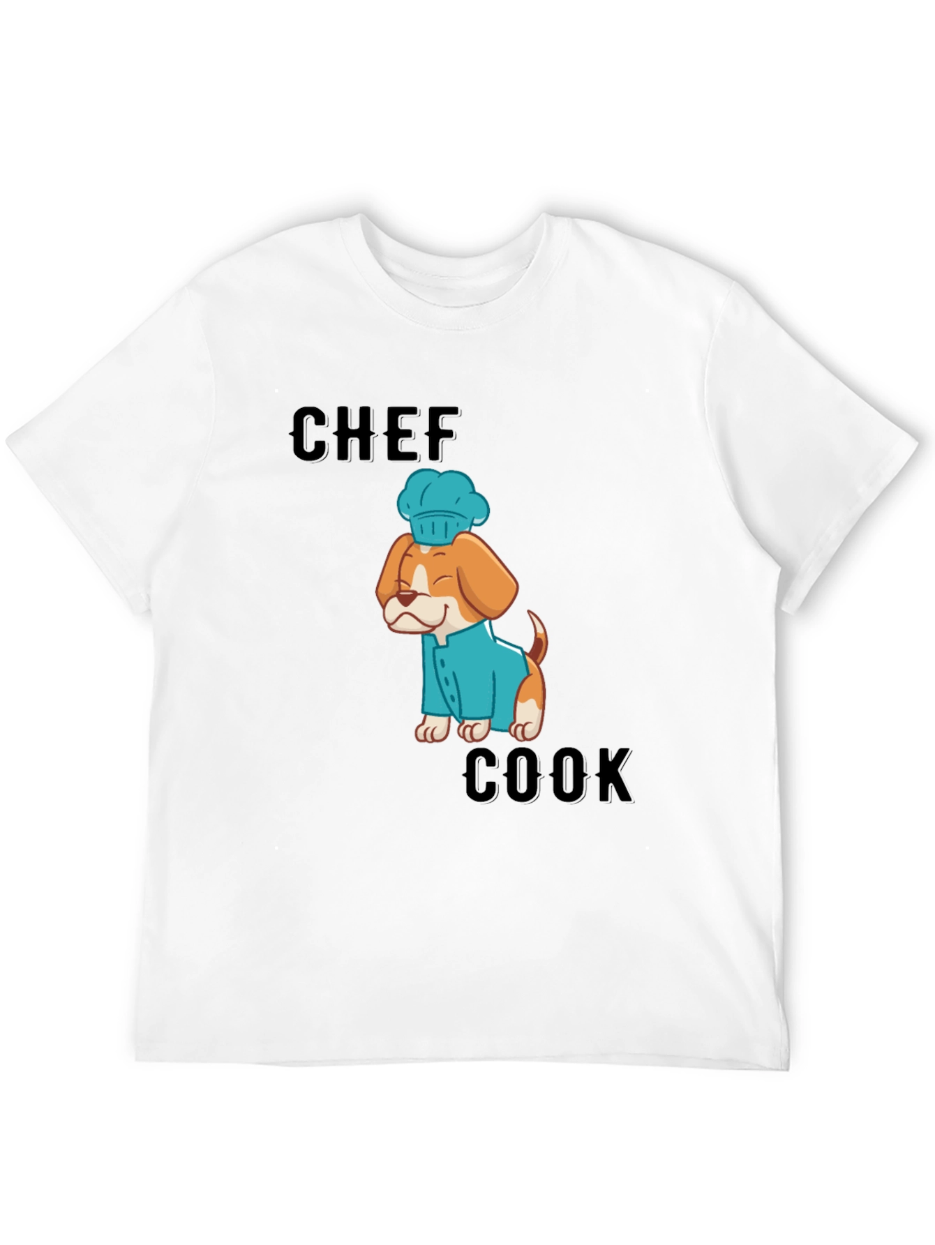 Black Chef Cook Dog T-Shirt: Cute Culinary Canine Tee view 12