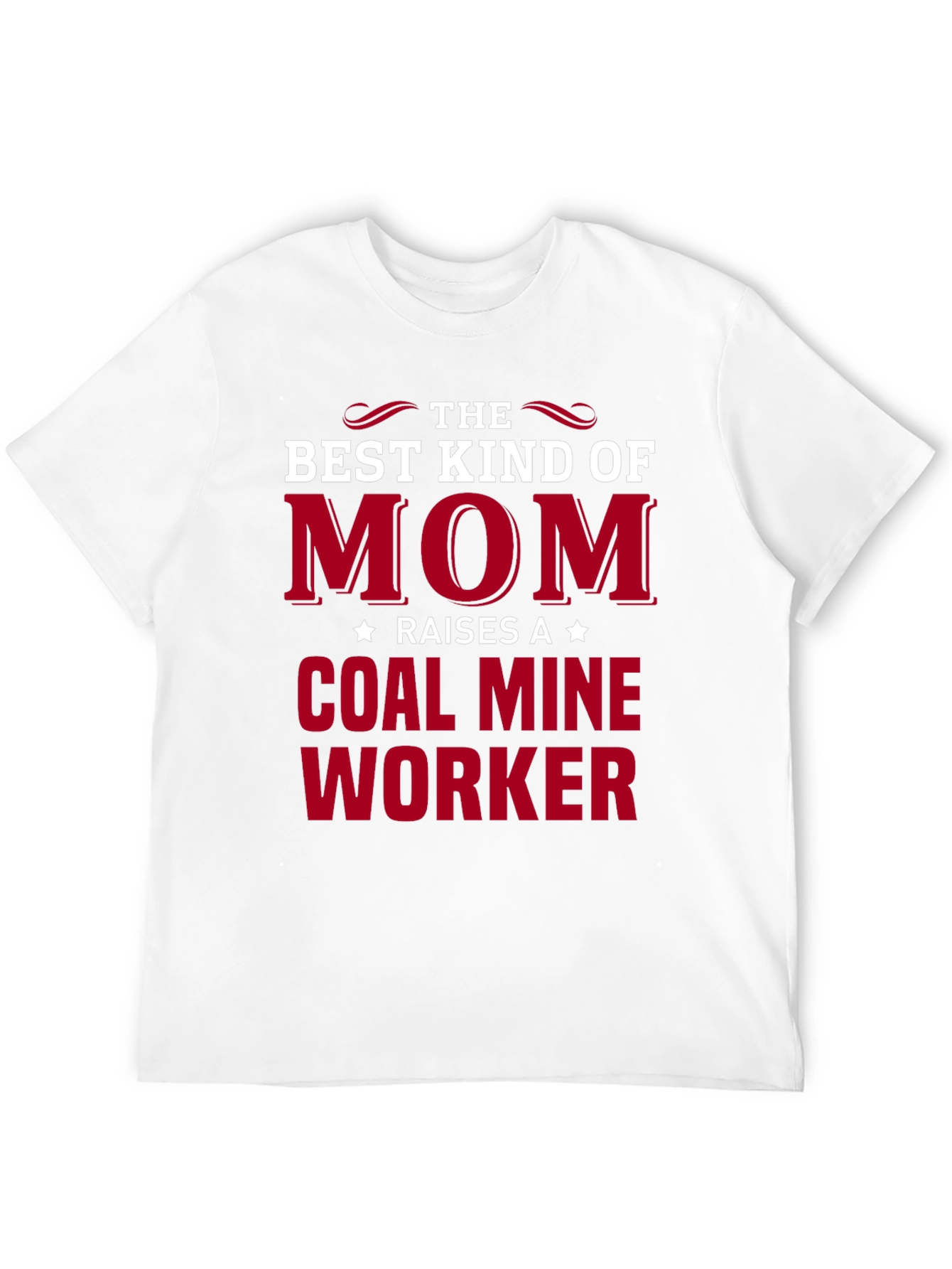 Black Best Kind of Mom Coal Mine Worker T-Shirt view 12