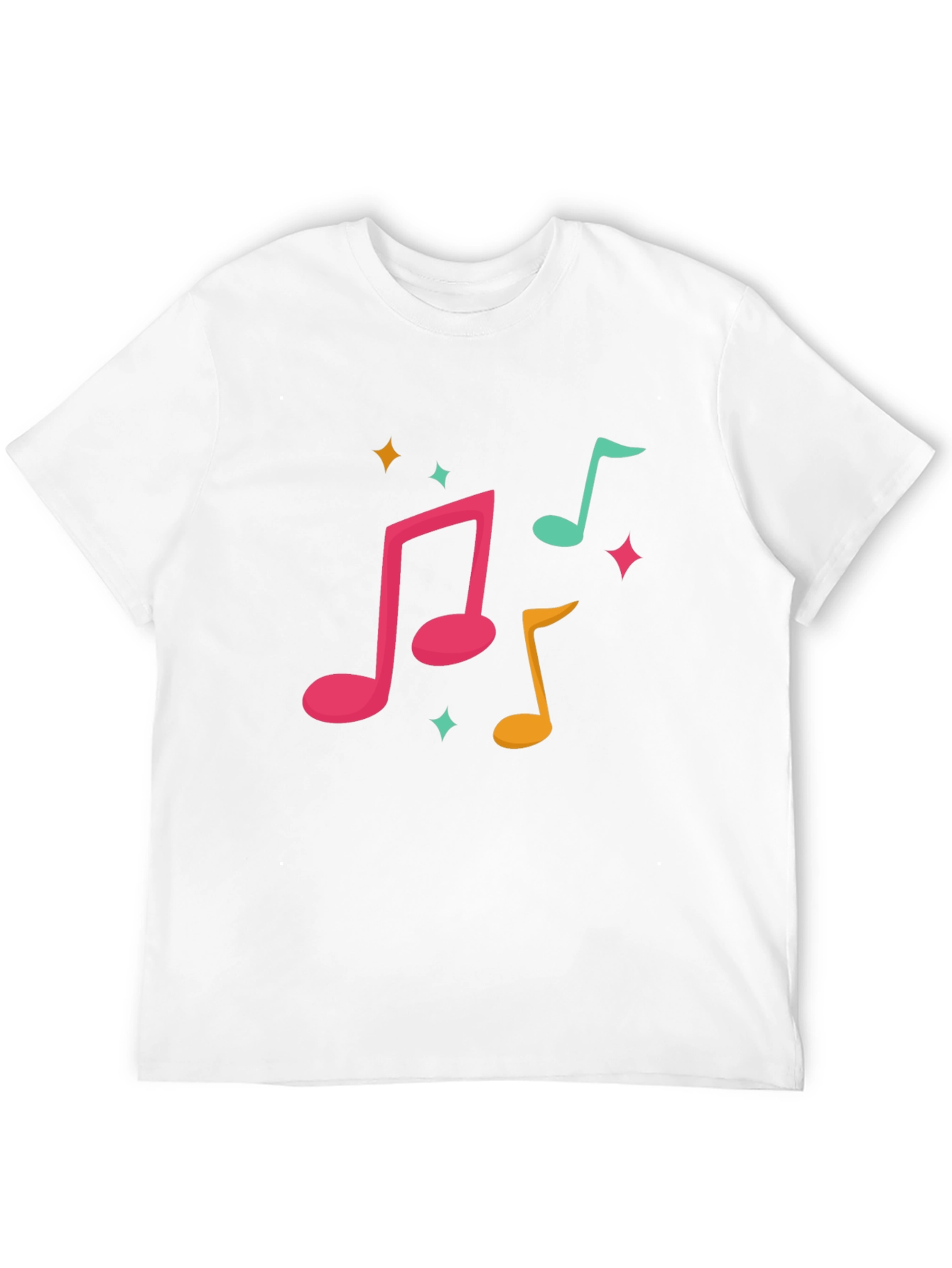 Black Musical Note Graphic Tee - Stylish & Fun! view 12