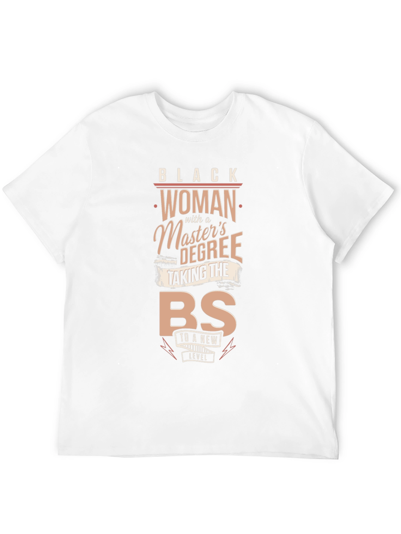 Black Black Woman with a Master's Degree T-Shirt view 12