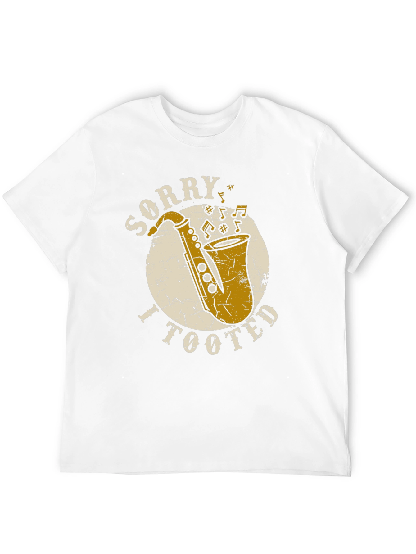 Black Sorry I Tooted Saxophone T-Shirt - Funny Musician Tee view 12