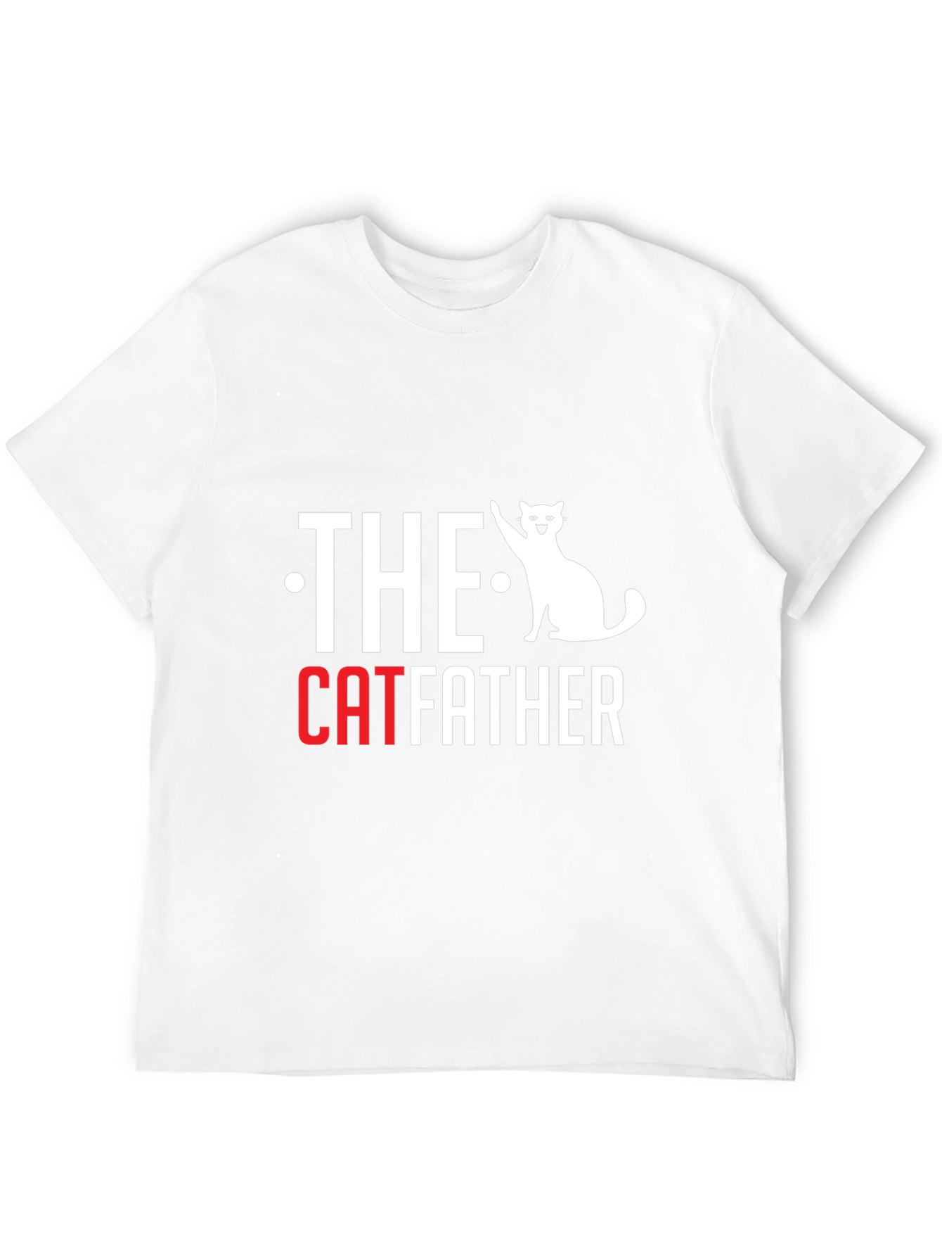 Black The Catfather T-Shirt - Funny Cat Lover Tee view 12