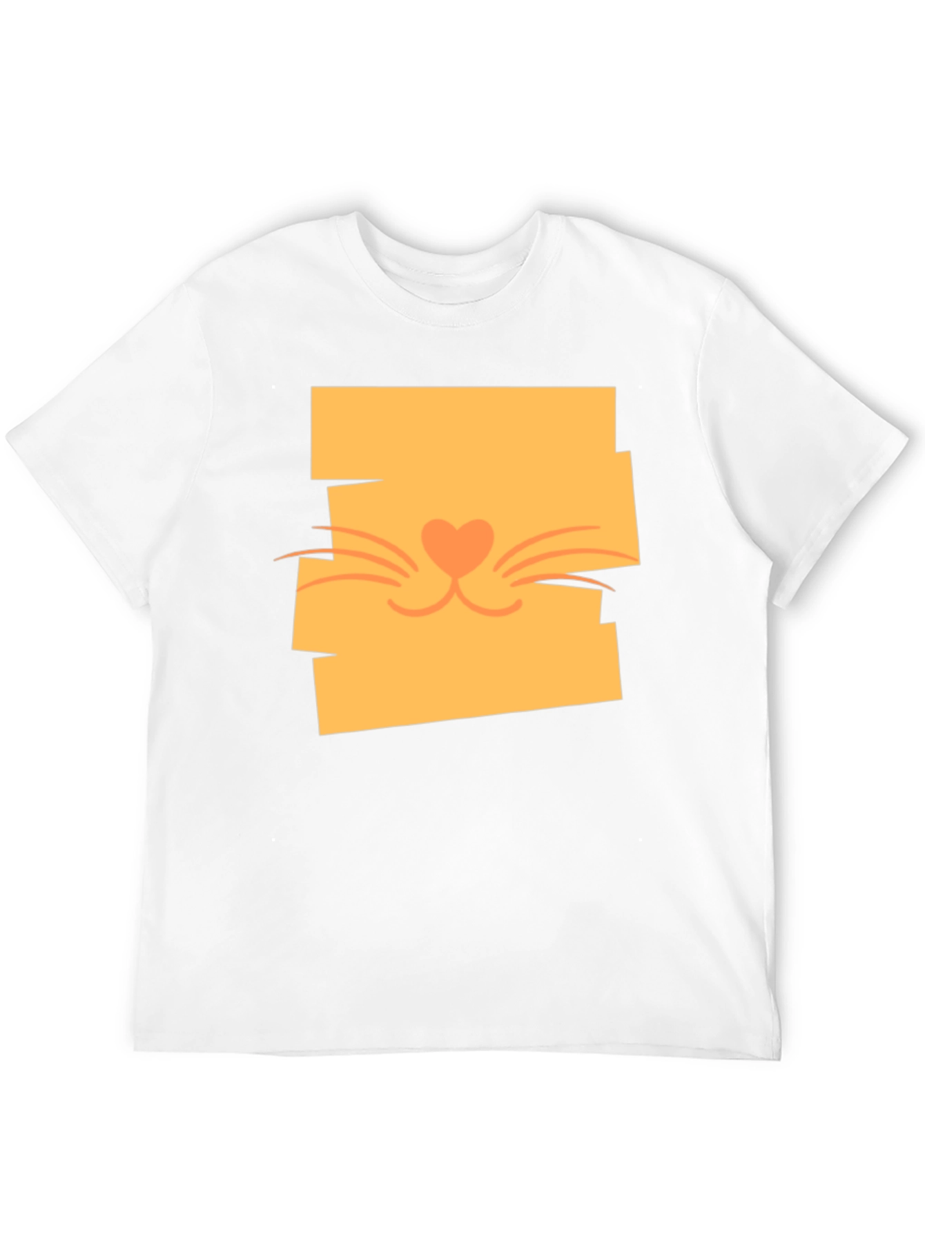 Black Cute Cat Face Graphic Tee - Stylish Casual Wear view 12