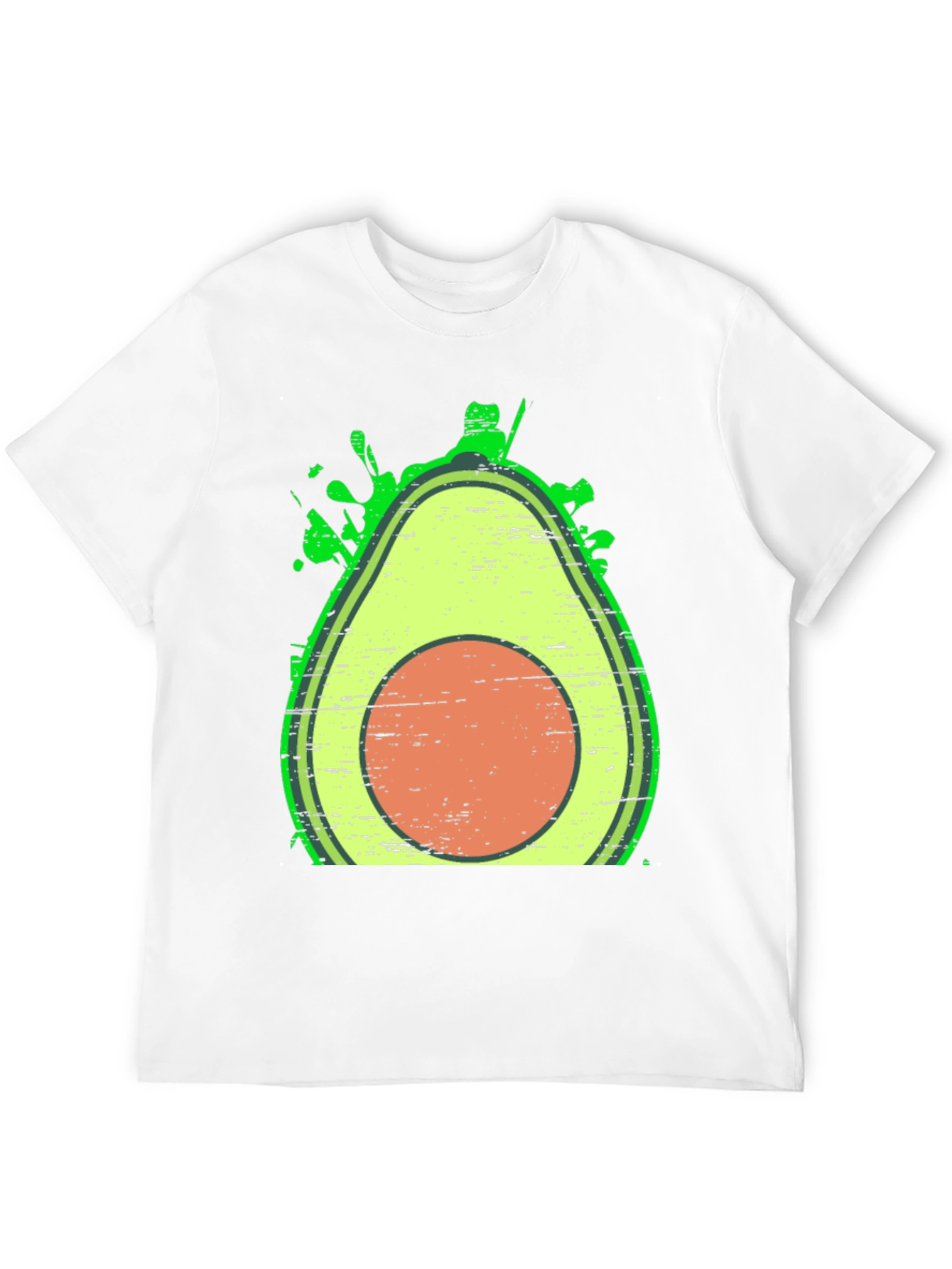 Black Avocado Graphic Tee - Trendy Fruit Lover Shirt view 12