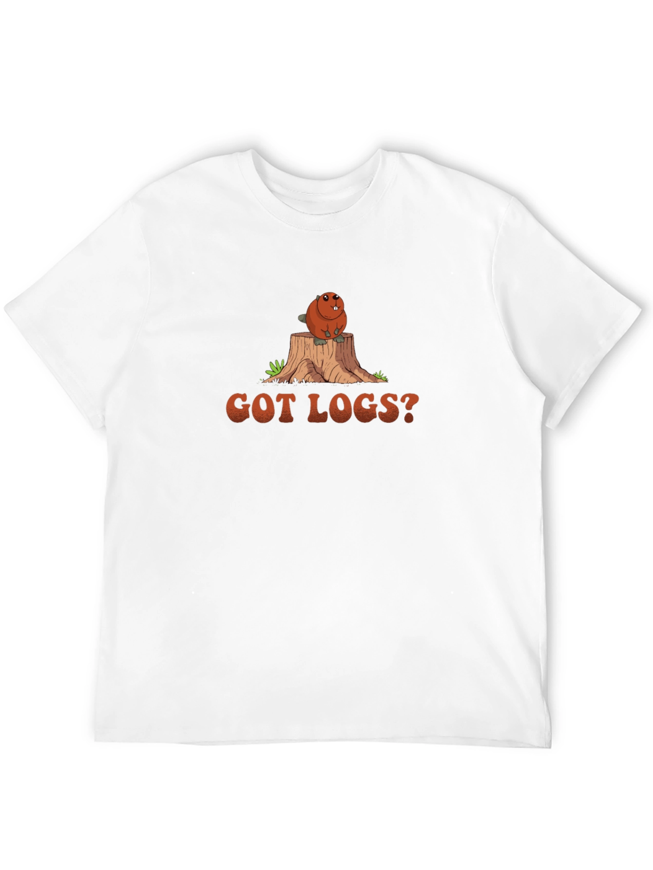 Black Got Logs? Beaver Graphic T-Shirt view 12