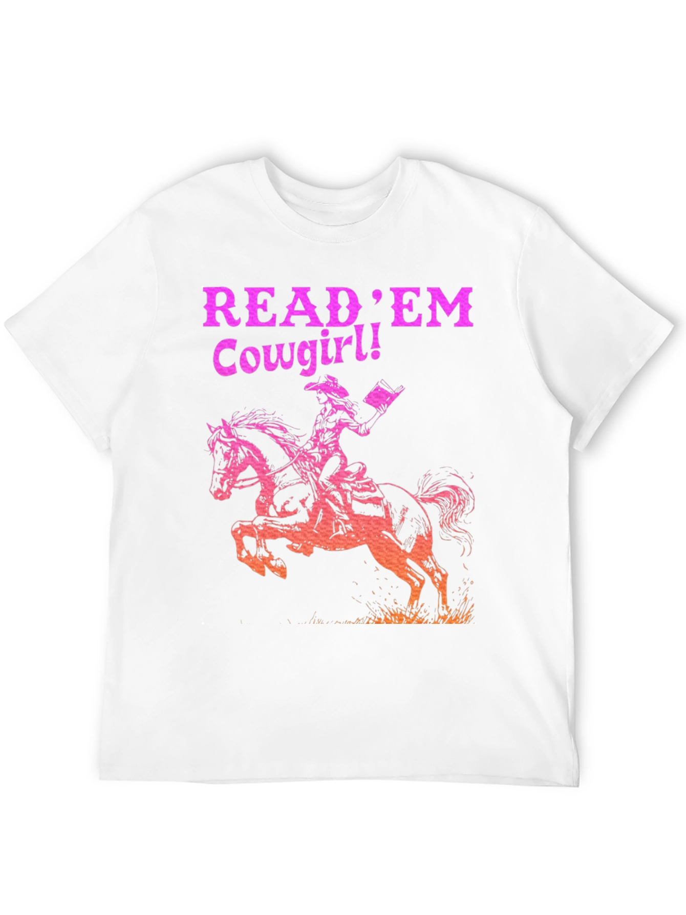 Black Read 'Em Cowgirl! Graphic Tee - Western Style view 12