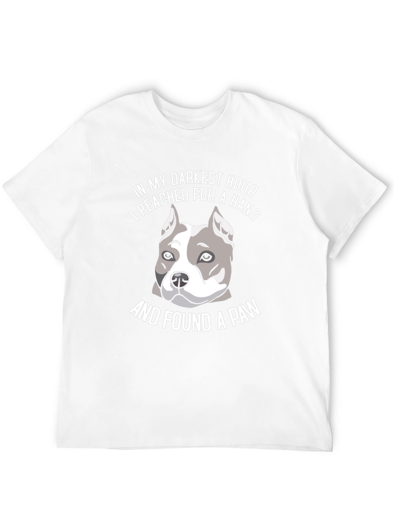Black Dog Paw T-Shirt - In My Darkest Hour Pet Lover Tee view 12