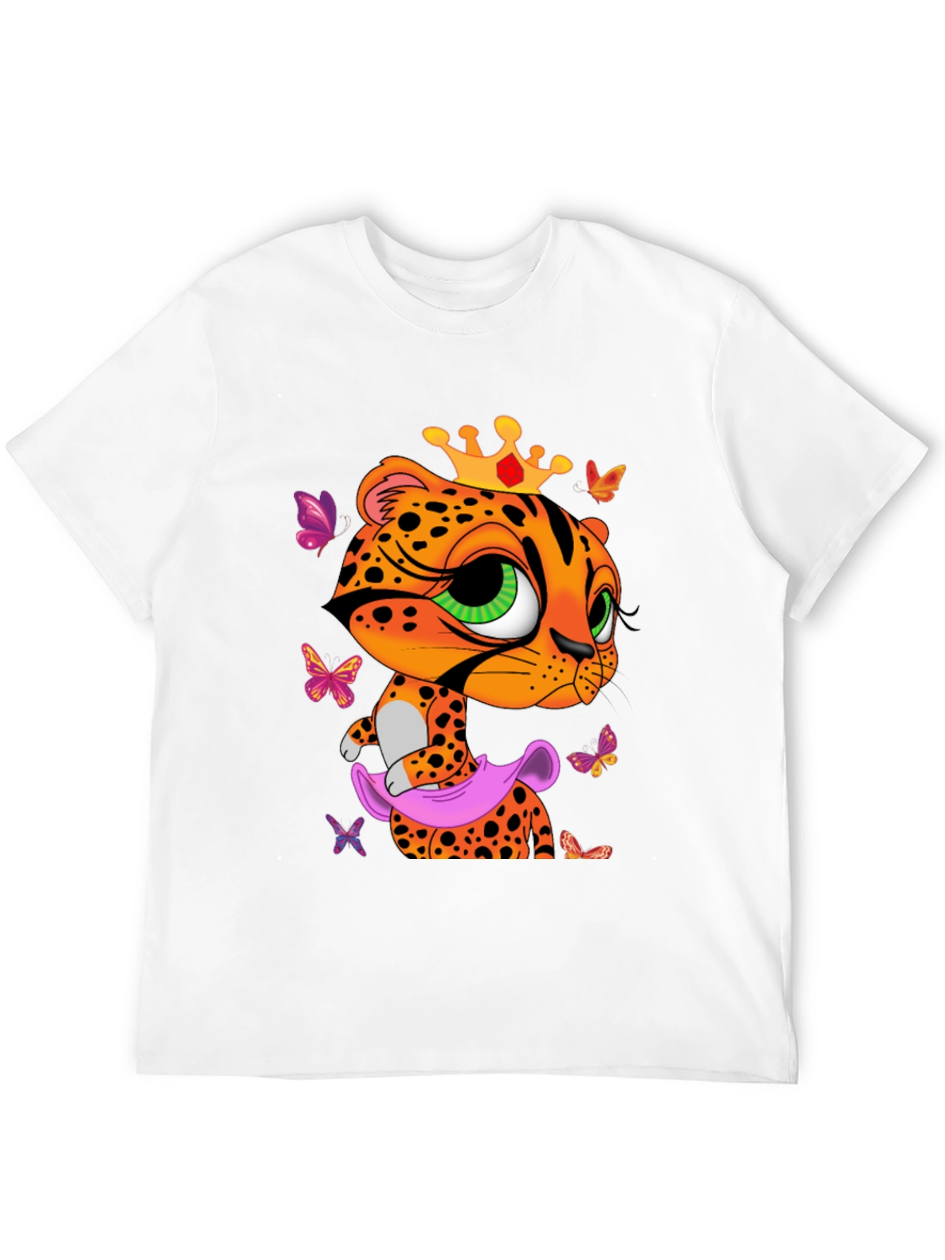 Black Leopard Princess T-Shirt - Fun & Stylish view 12