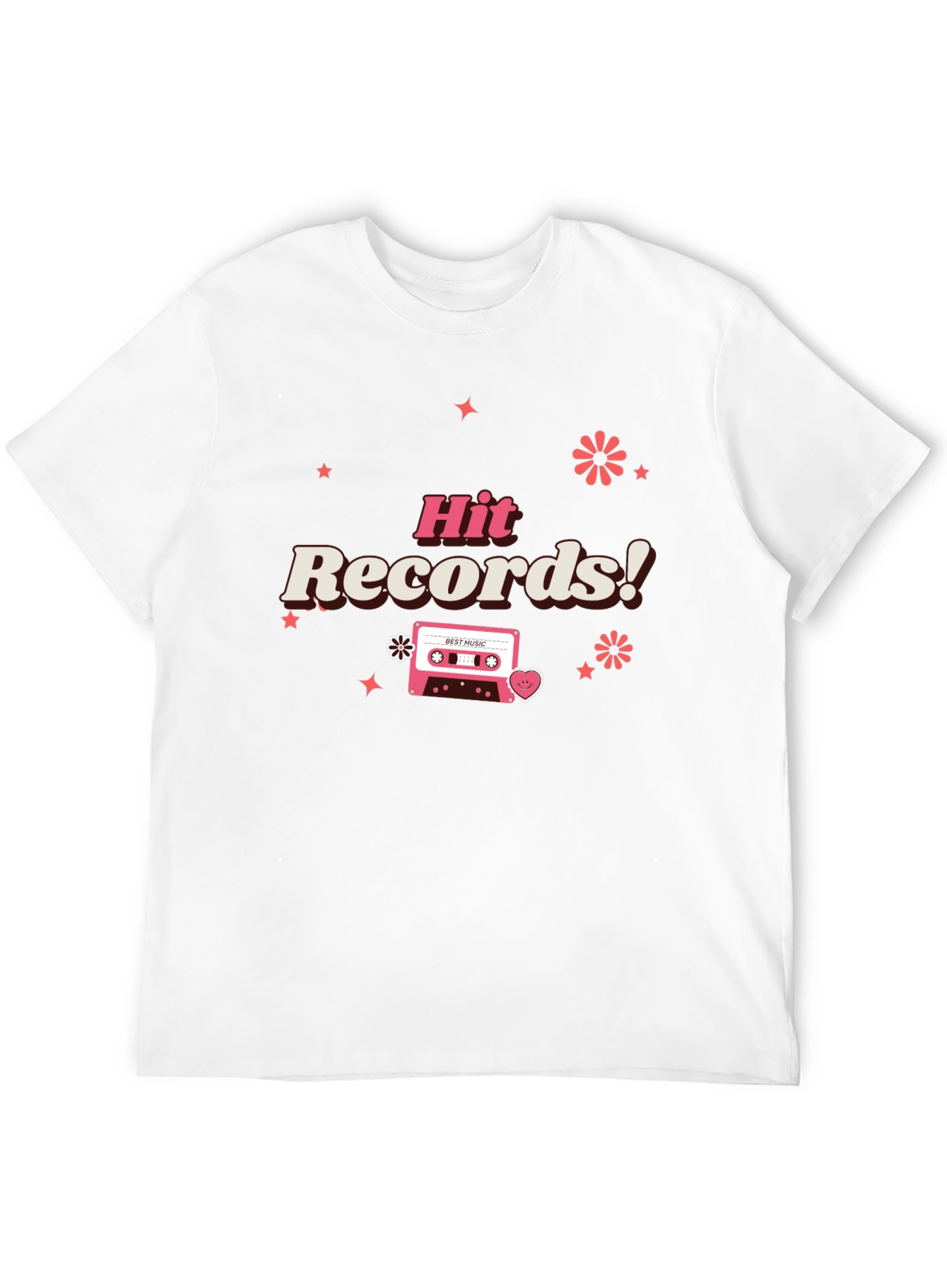Black Hit Records Retro Cassette Graphic Tee view 12