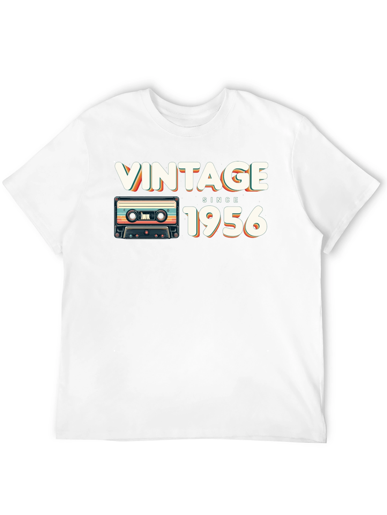 Black Vintage Since 1956 Cassette T-Shirt view 12