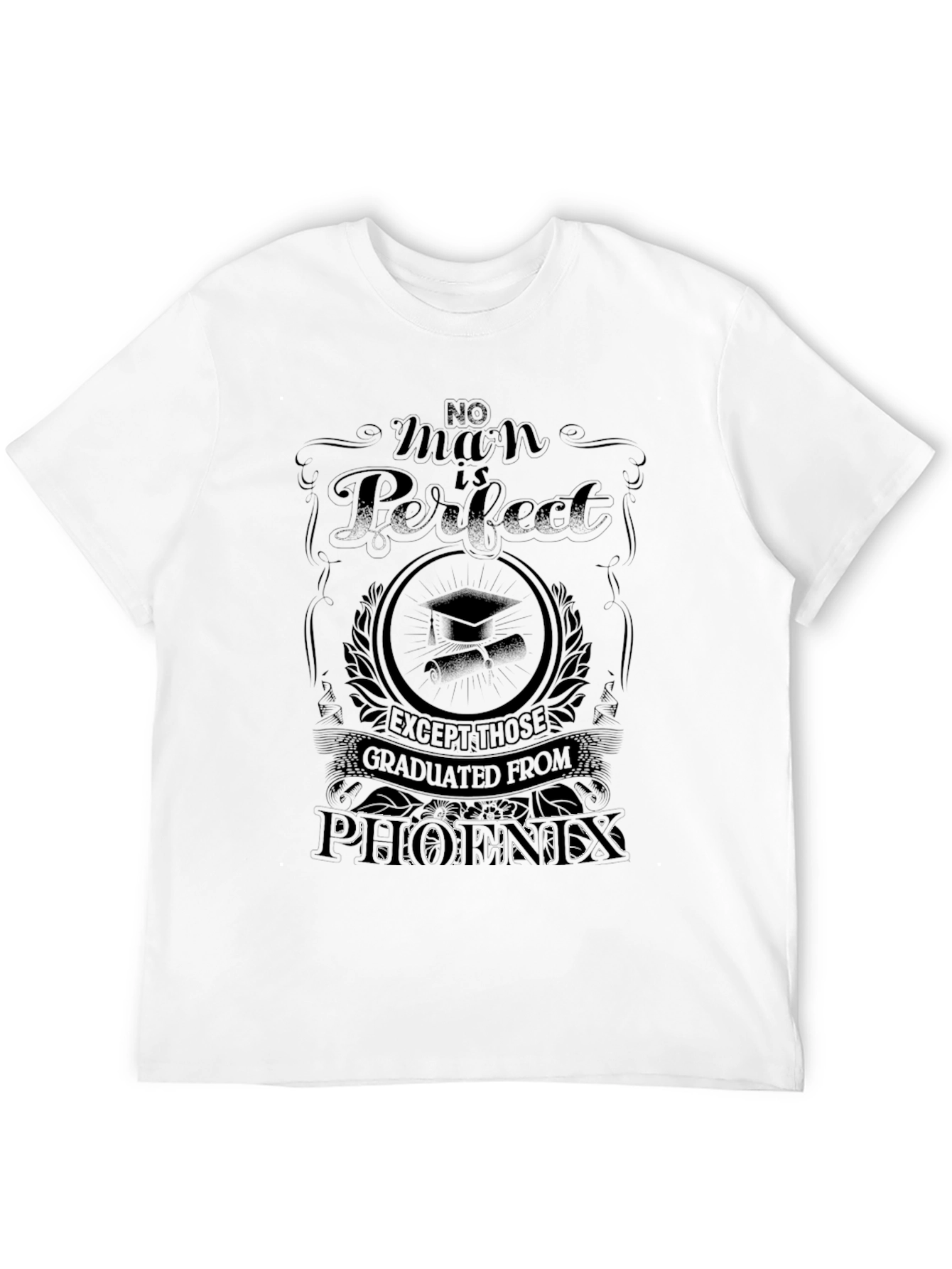 No Man Is Perfect Phoenix Graduate T-Shirt - 12