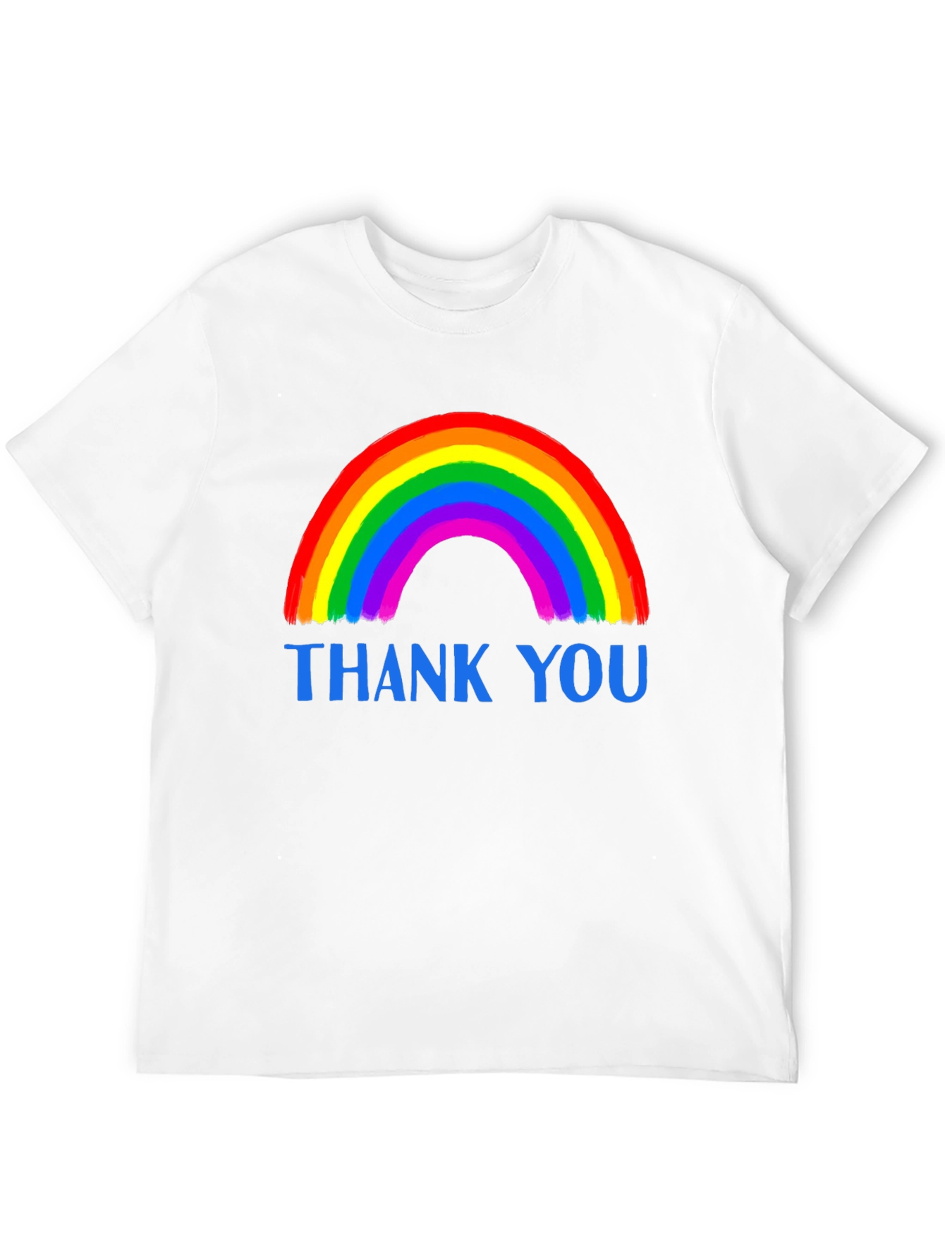 Black Rainbow 'Thank You' Graphic Tee view 12