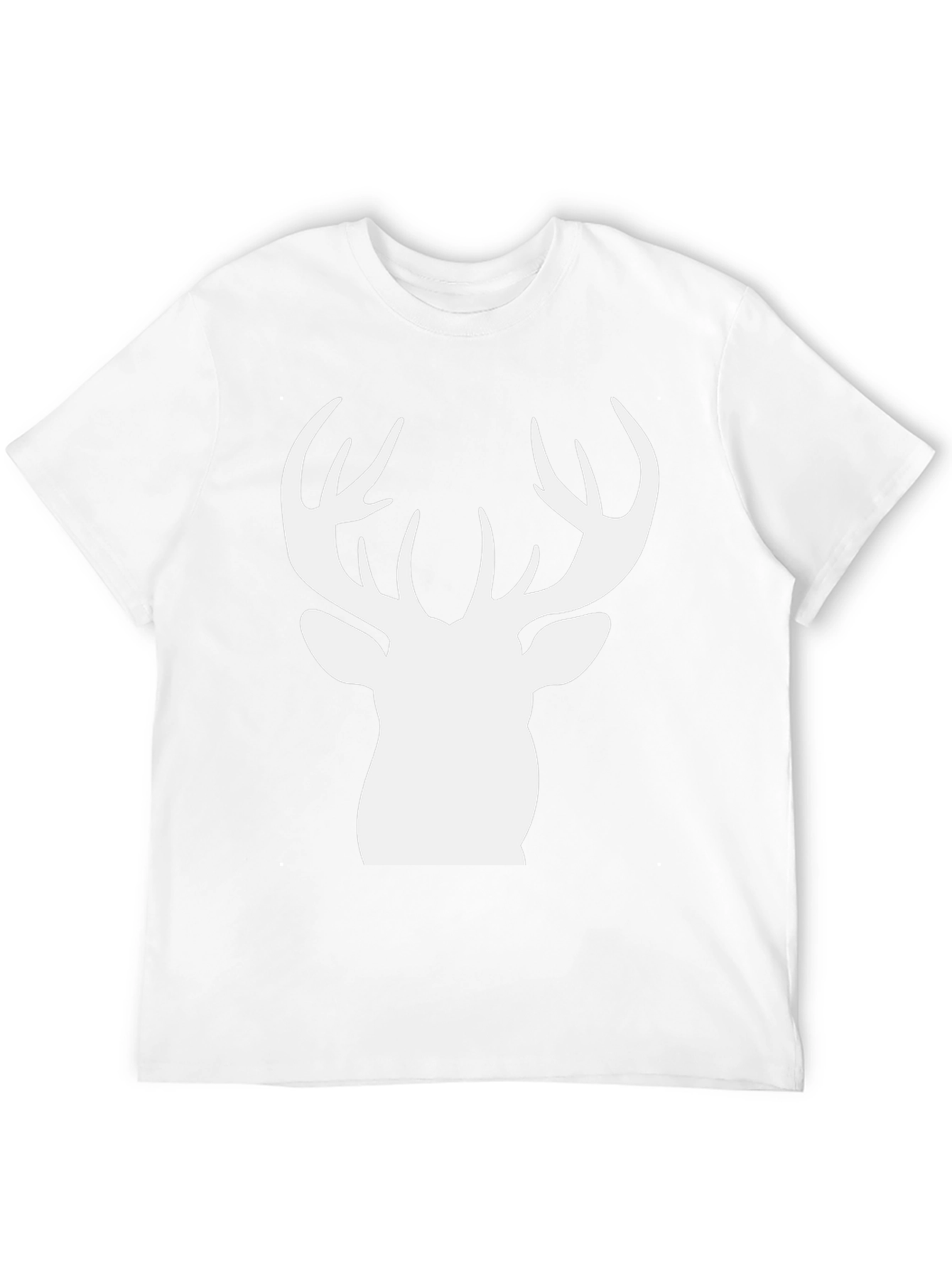 Black Deer Silhouette Graphic Tee - Black view 12