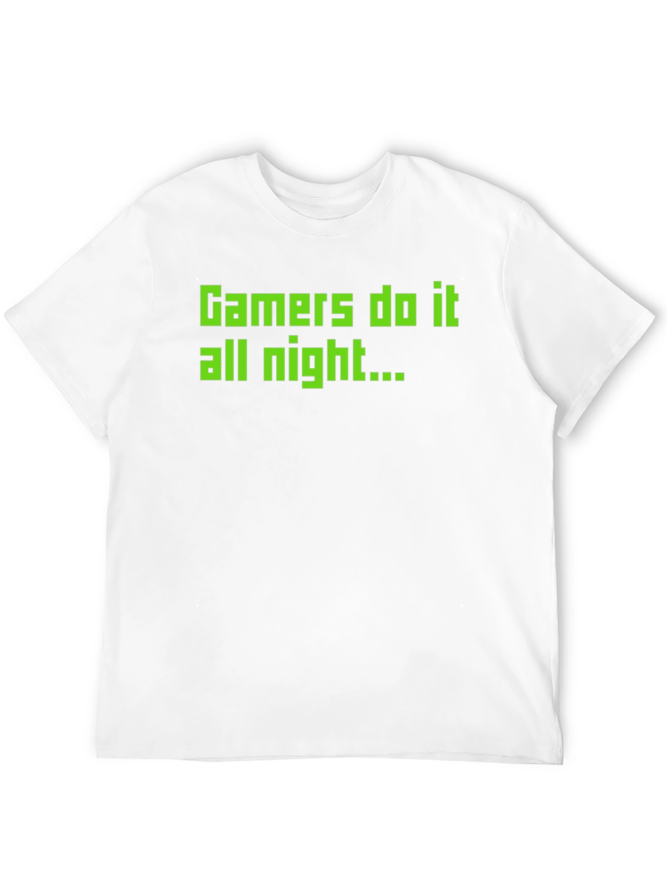 Black Gamer Do It All Night Black T-Shirt view 12