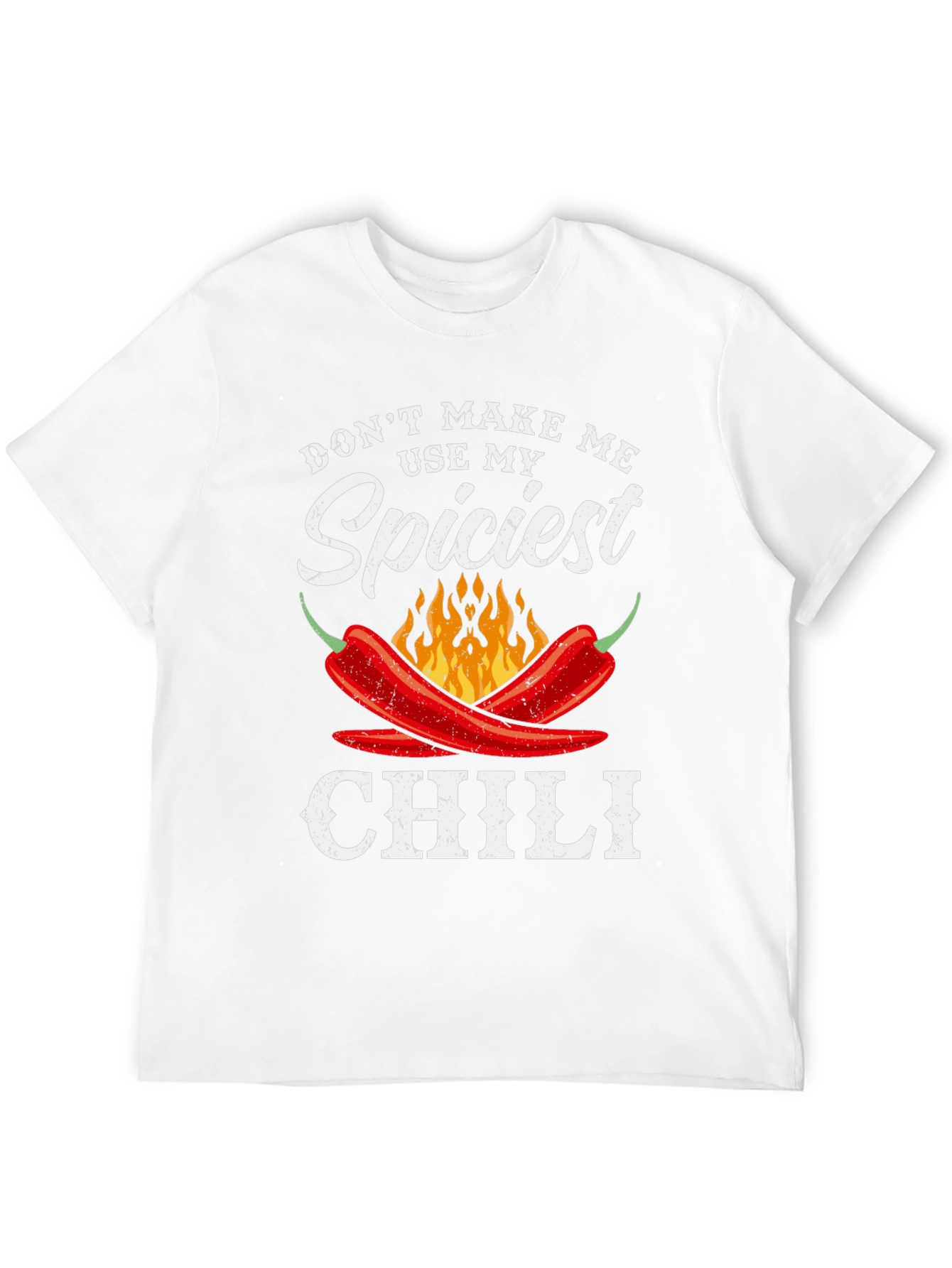 Black Spiciest Chili Funny T-Shirt view 12