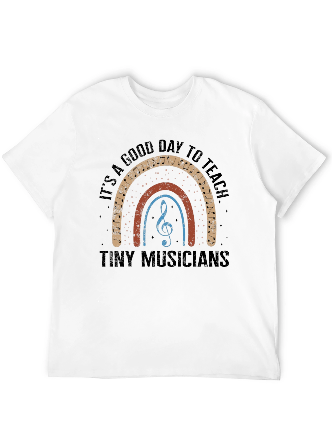 Black Music Teacher T-Shirt: A Good Day to Teach Tiny Musicians view 12