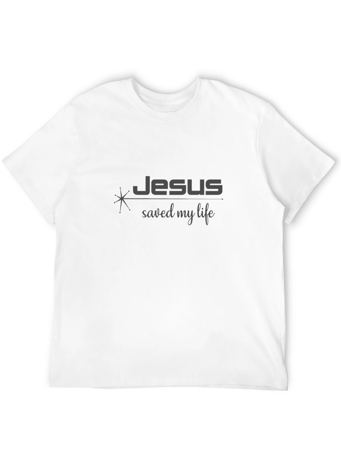 Black Jesus Saved My Life Graphic T-Shirt view 12
