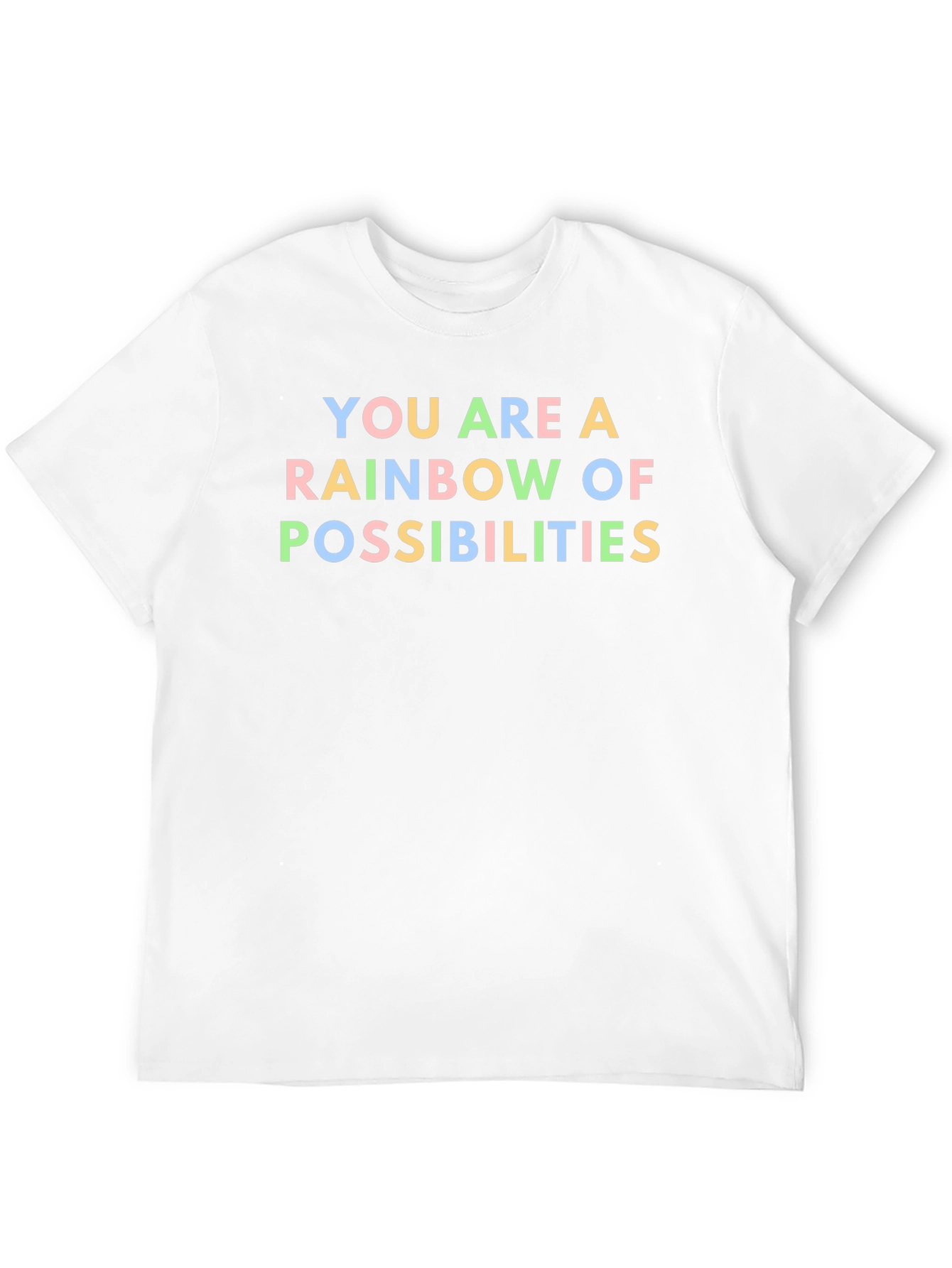Black Rainbow of Possibilities Graphic T-Shirt view 12