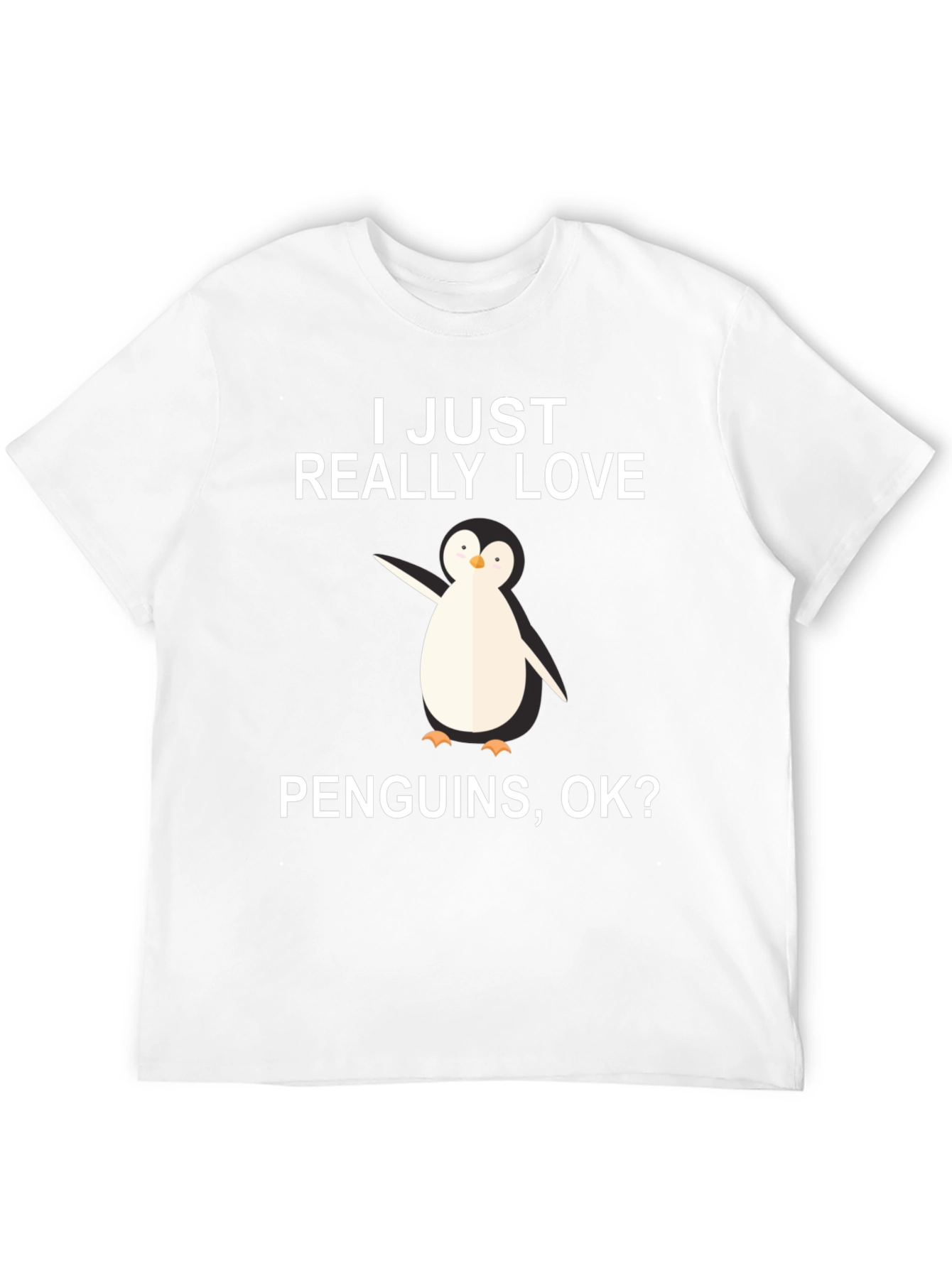 Black Penguin Lover T-Shirt - I Just Really Love Penguins view 12