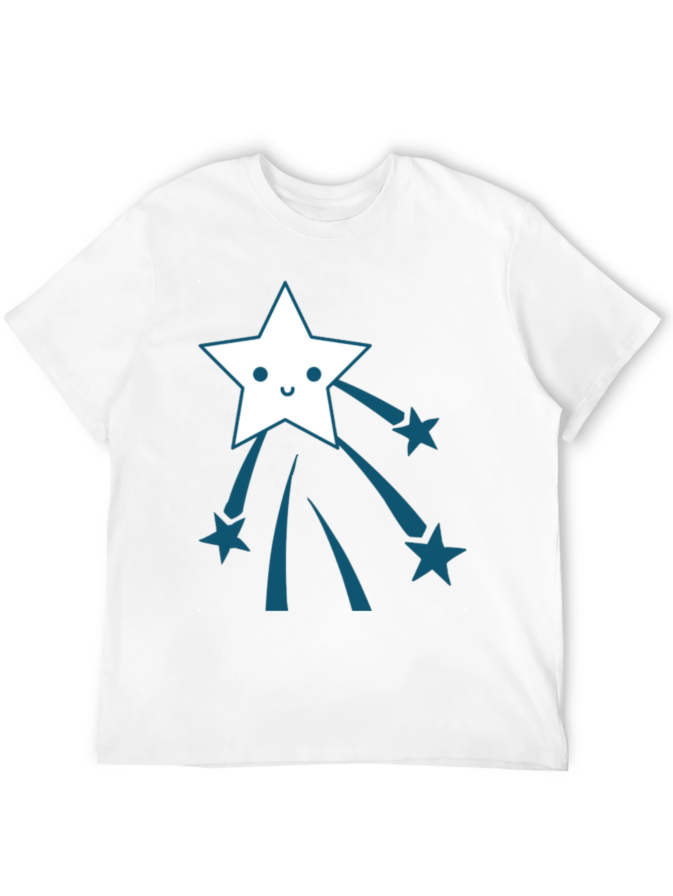 Black Shooting Star Graphic Tee - Soft Cotton Comfort view 12