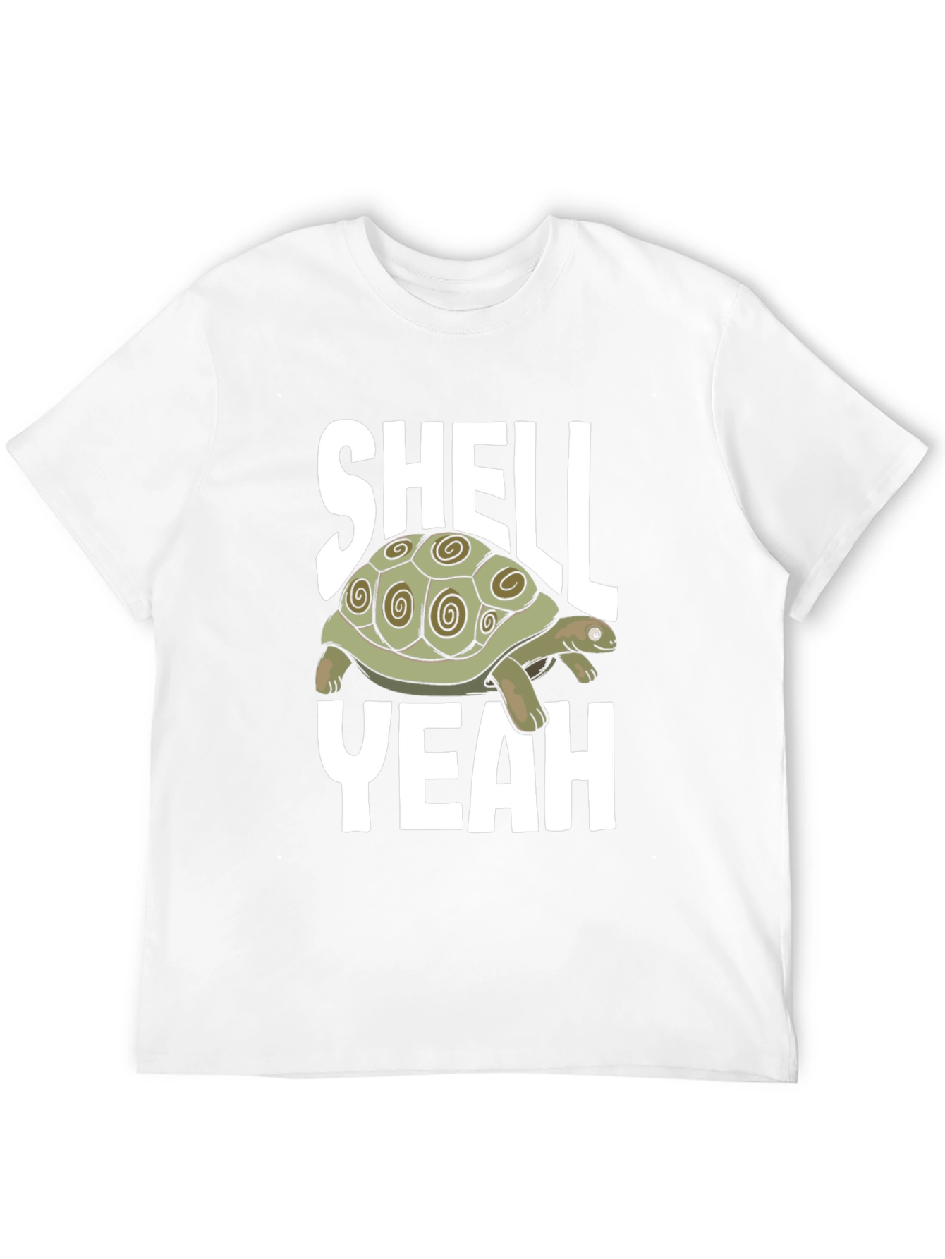 Black Shell Yeah Turtle Graphic T-Shirt view 12