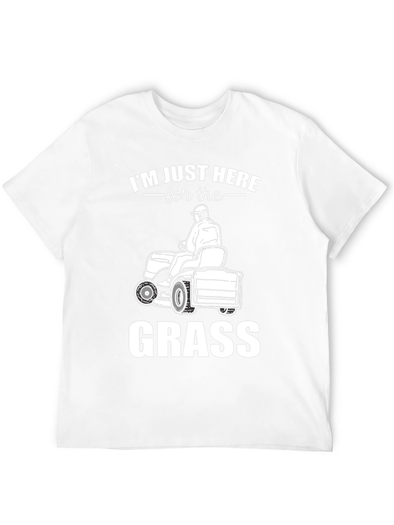 Black I'm Just Here For The Grass - T-Shirt view 12