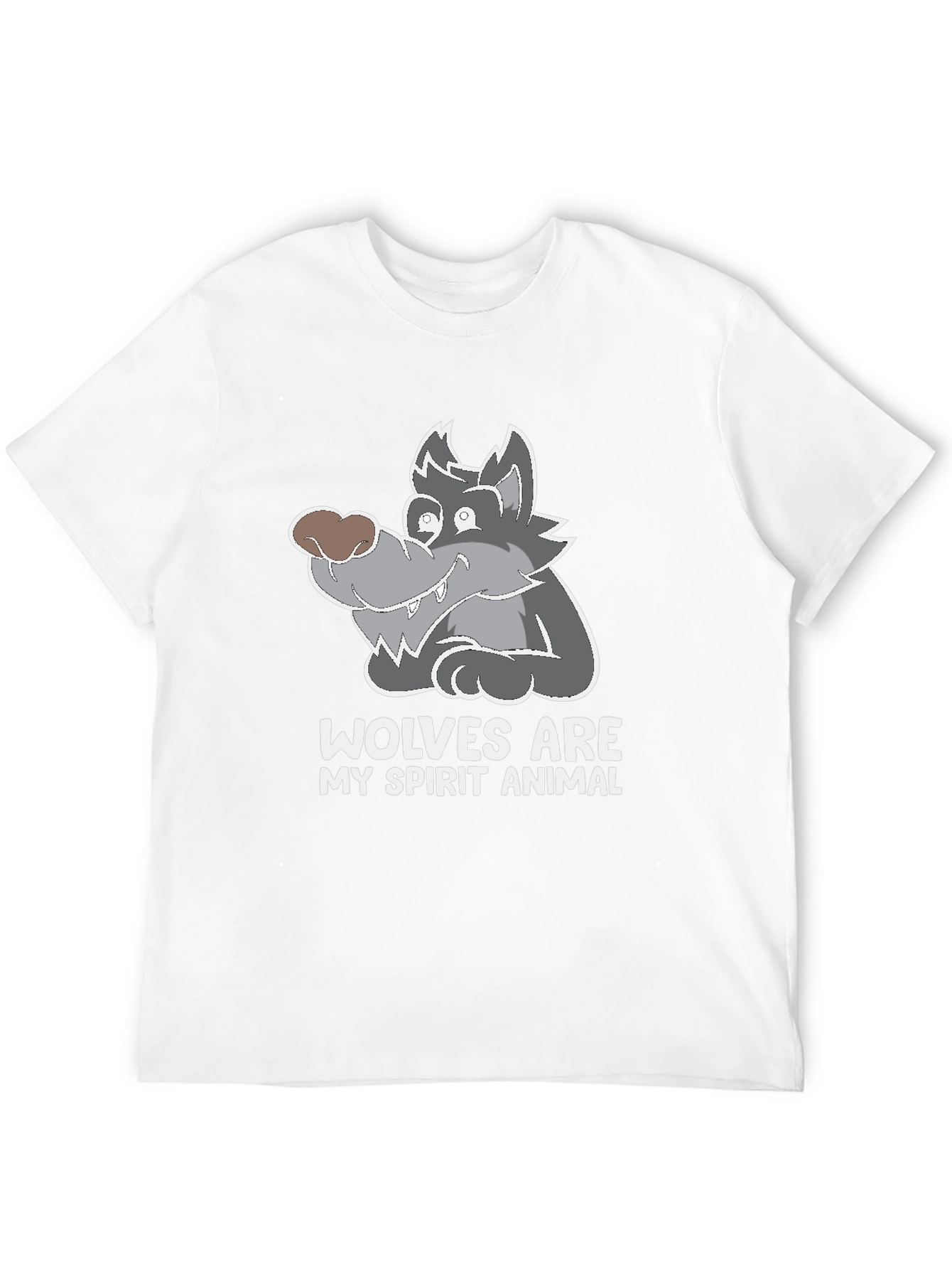 Black Wolves Are My Spirit Animal Graphic Tee - Black view 12