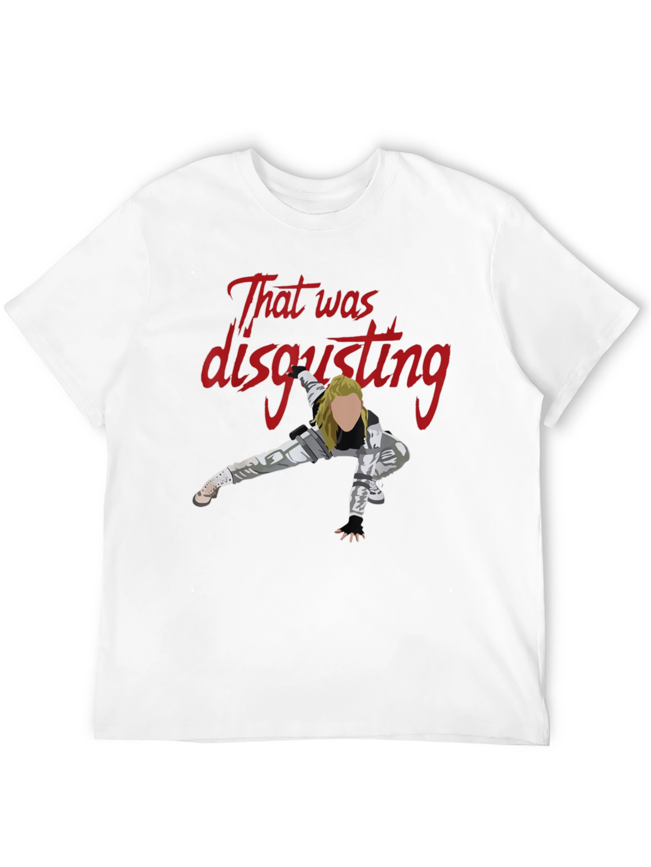 That Was Disgusting Black Graphic Tee - 12