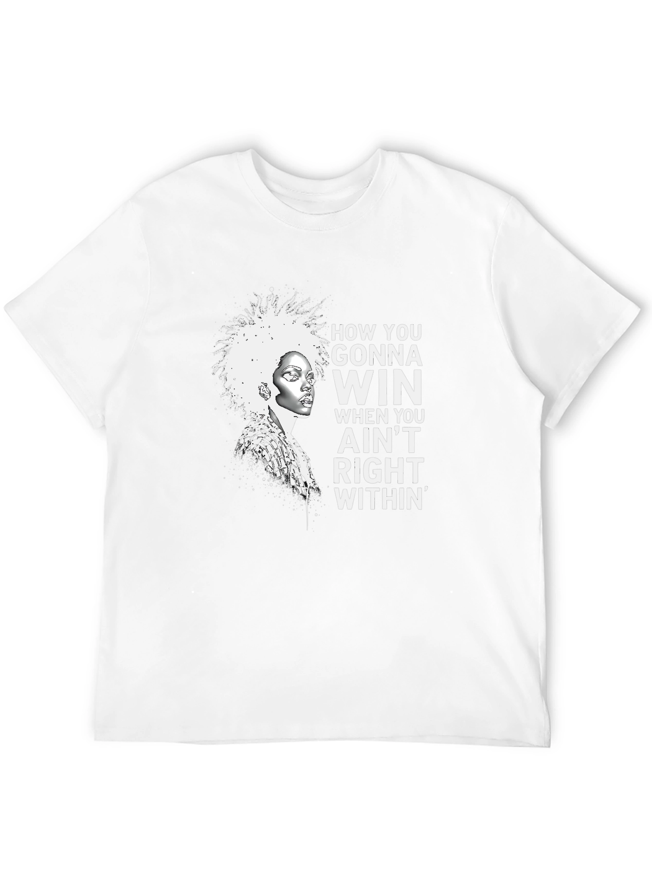 Black Inspirational T-Shirt - Lauryn Hill Quote view 12