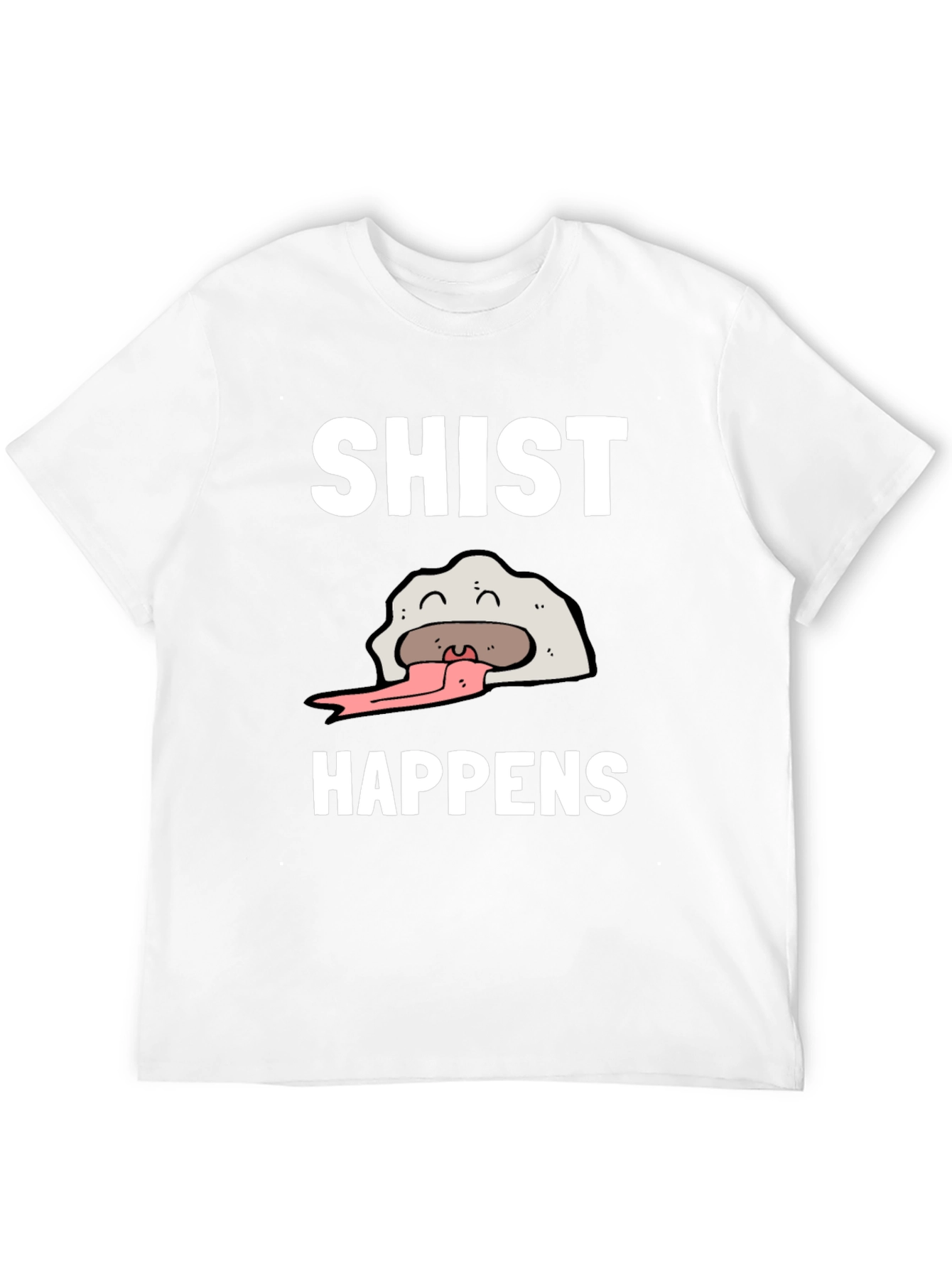 Black Shist Happens Graphic T-Shirt - Funny Dumpling Tee view 12