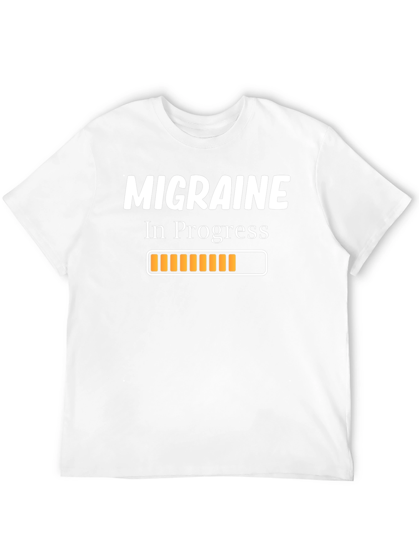 Black Migraine In Progress Funny T-Shirt view 12