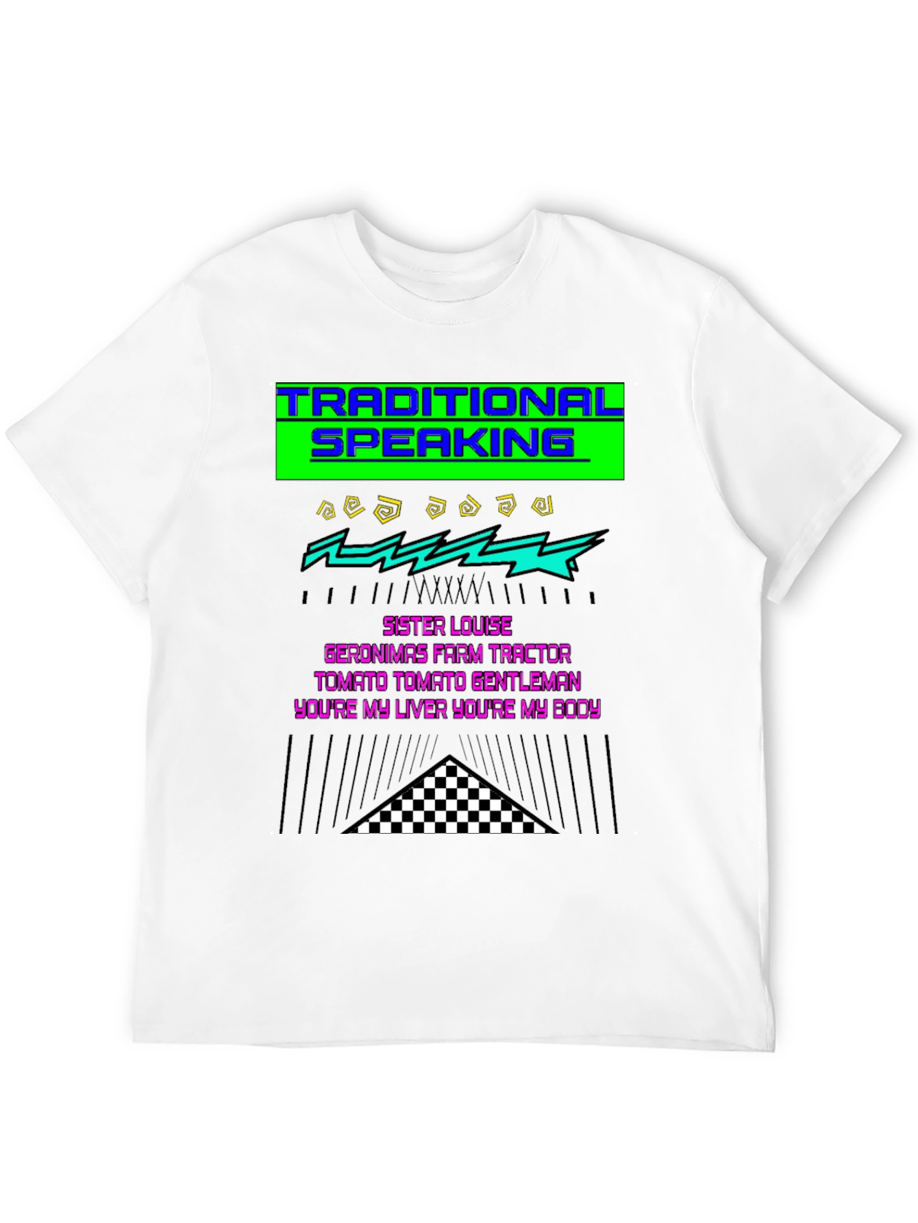 Black Traditional Speaking Graphic T-Shirt view 12